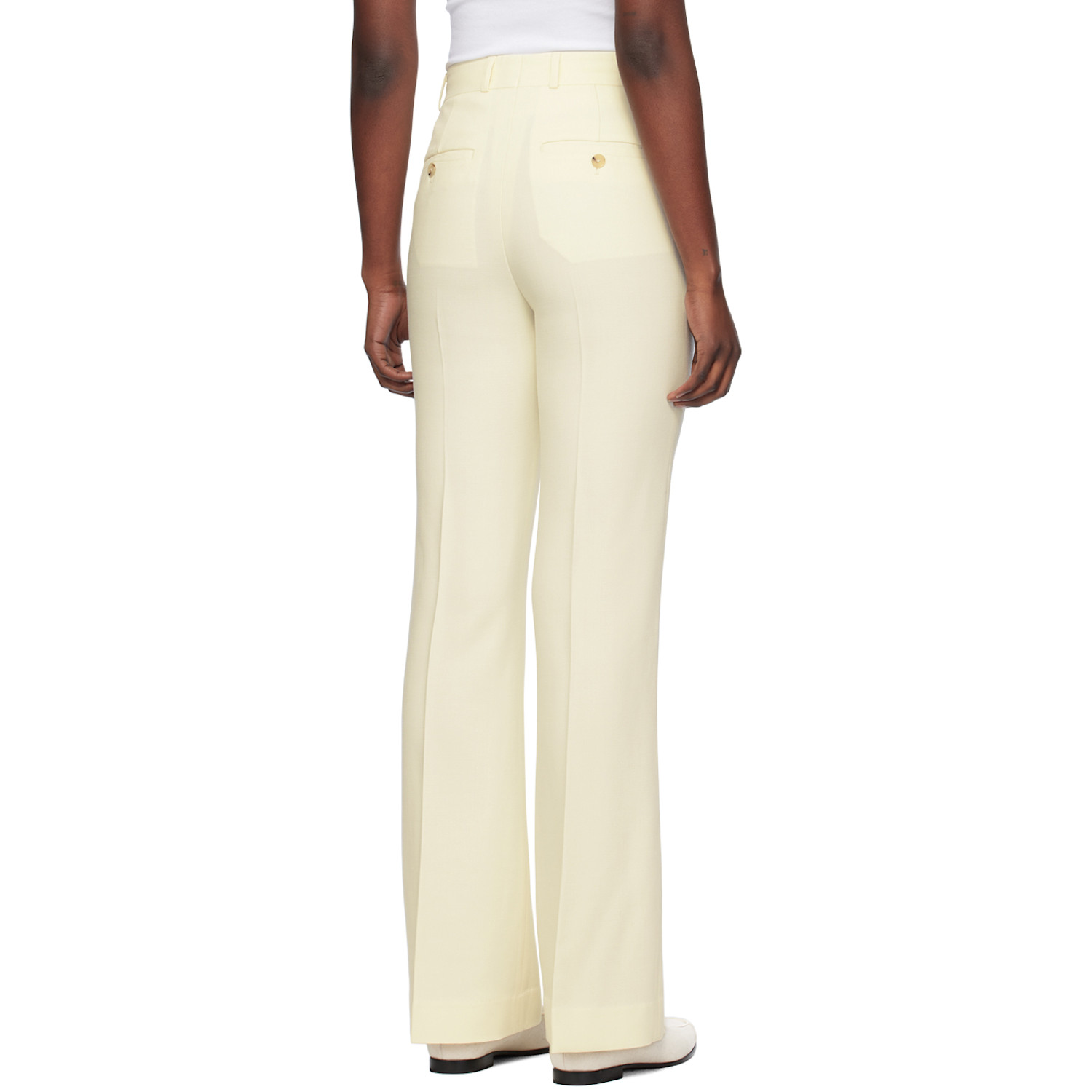  Toteme Off-white Evening Trousers 