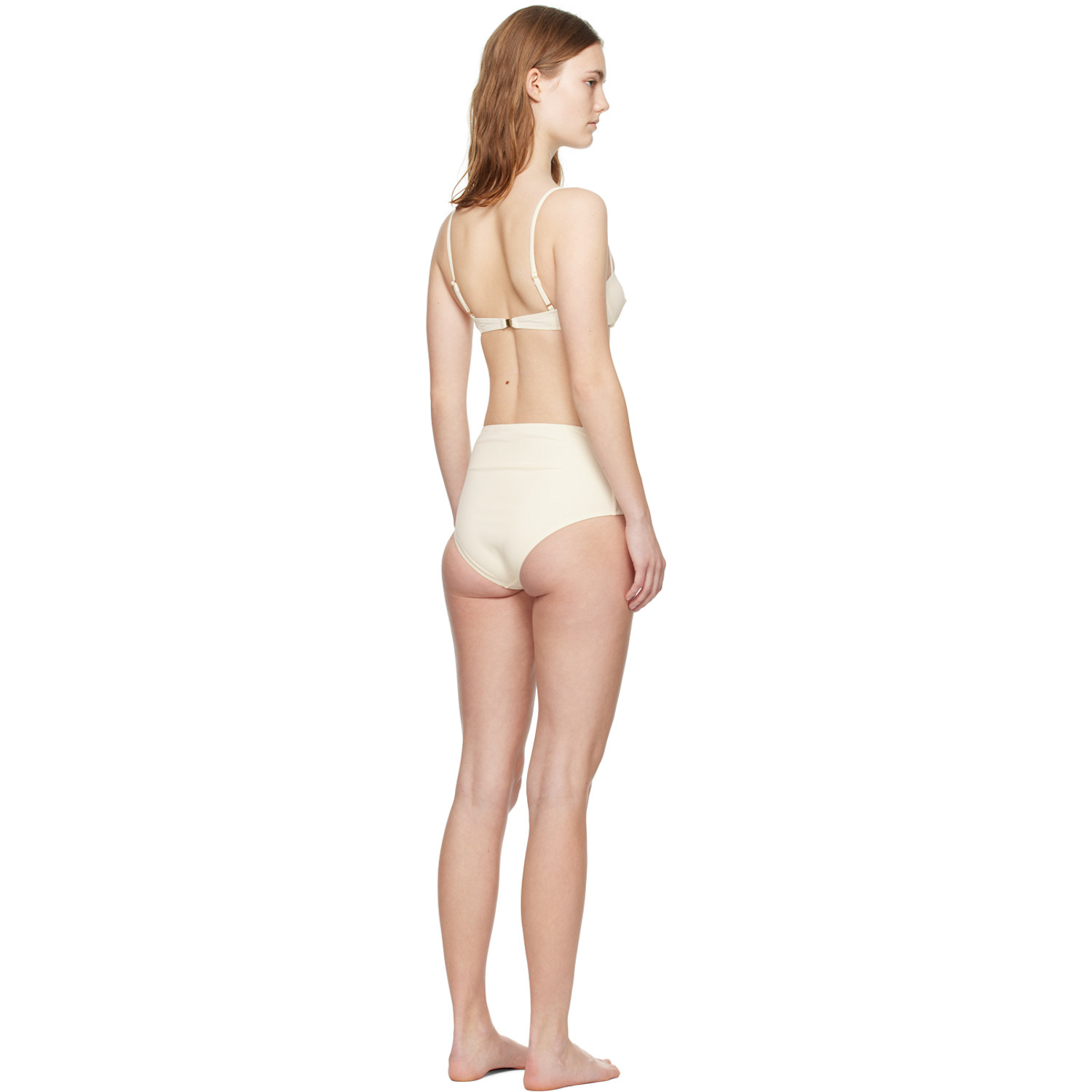  Toteme Off White Sweetheart Neck Bikini 