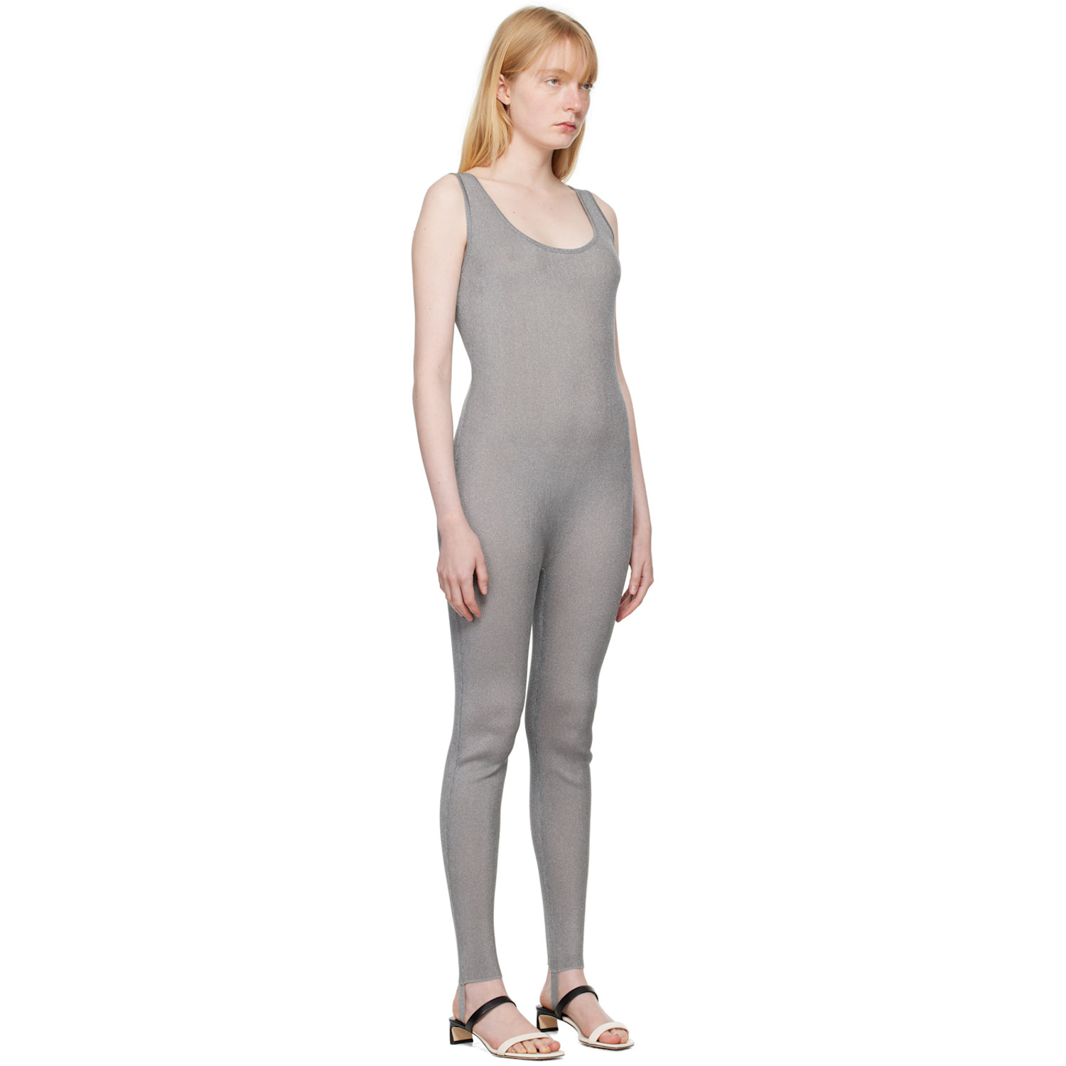  Recto Silver Stirrup Bodysuit 