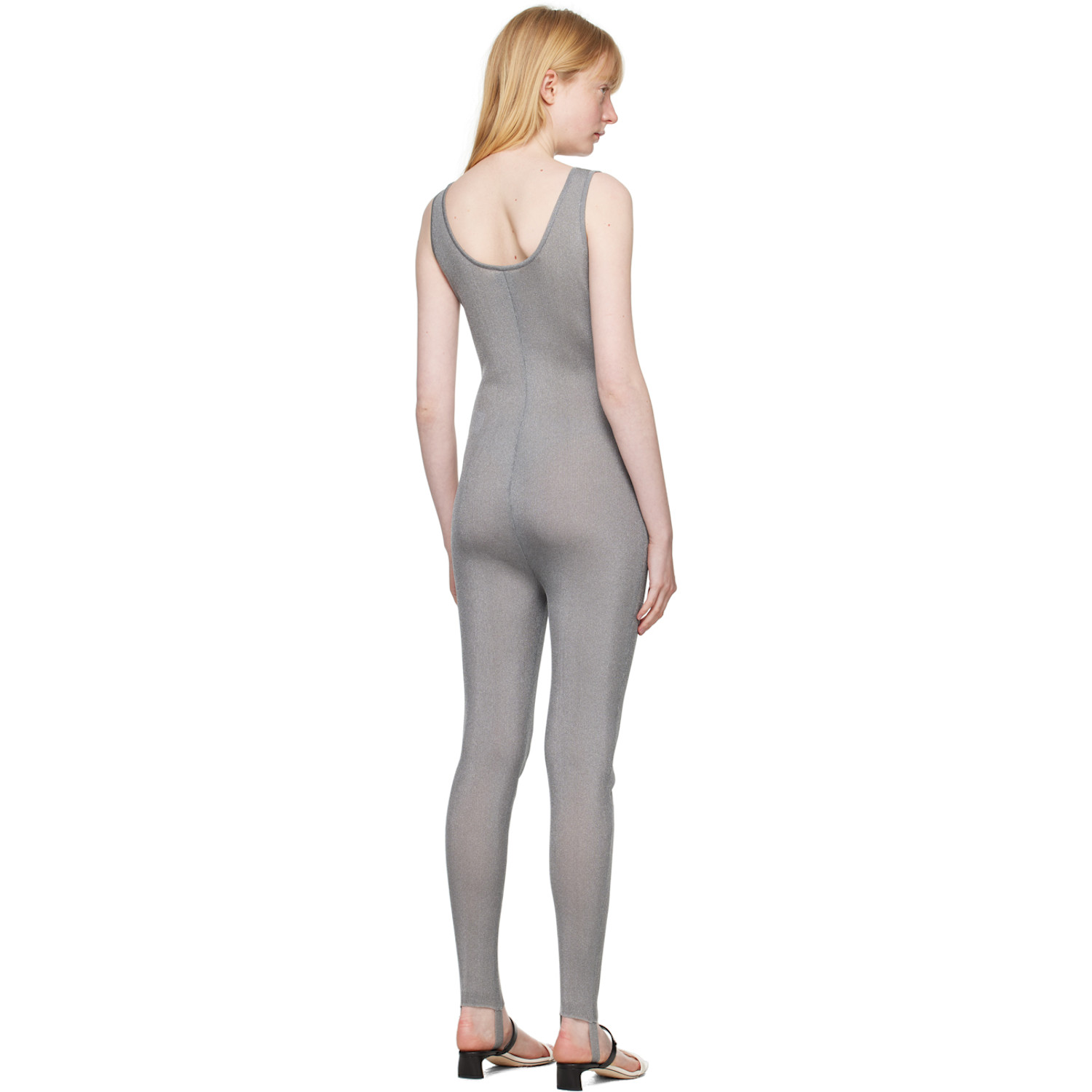  Recto Silver Stirrup Bodysuit 
