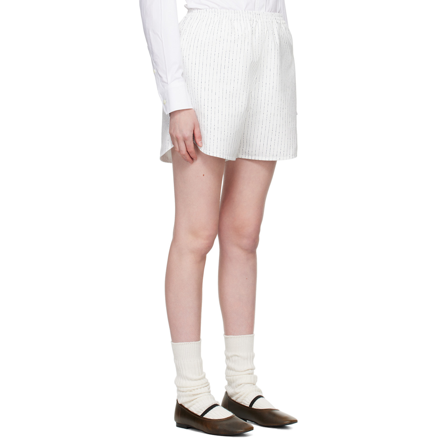  Recto Off-white Nep Stripe Shorts 