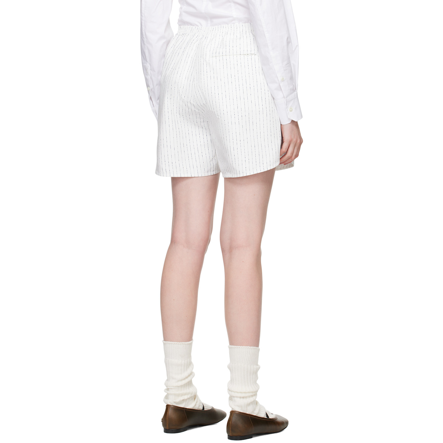  Recto Off-white Nep Stripe Shorts 