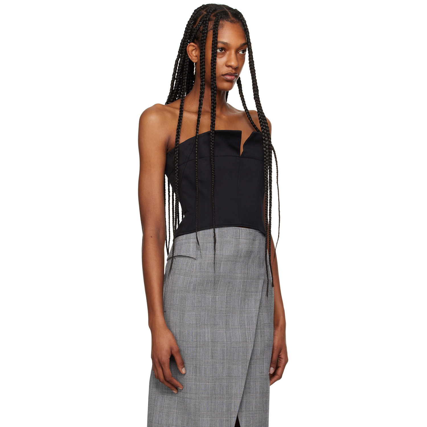  Recto Black Cropped Camisole 