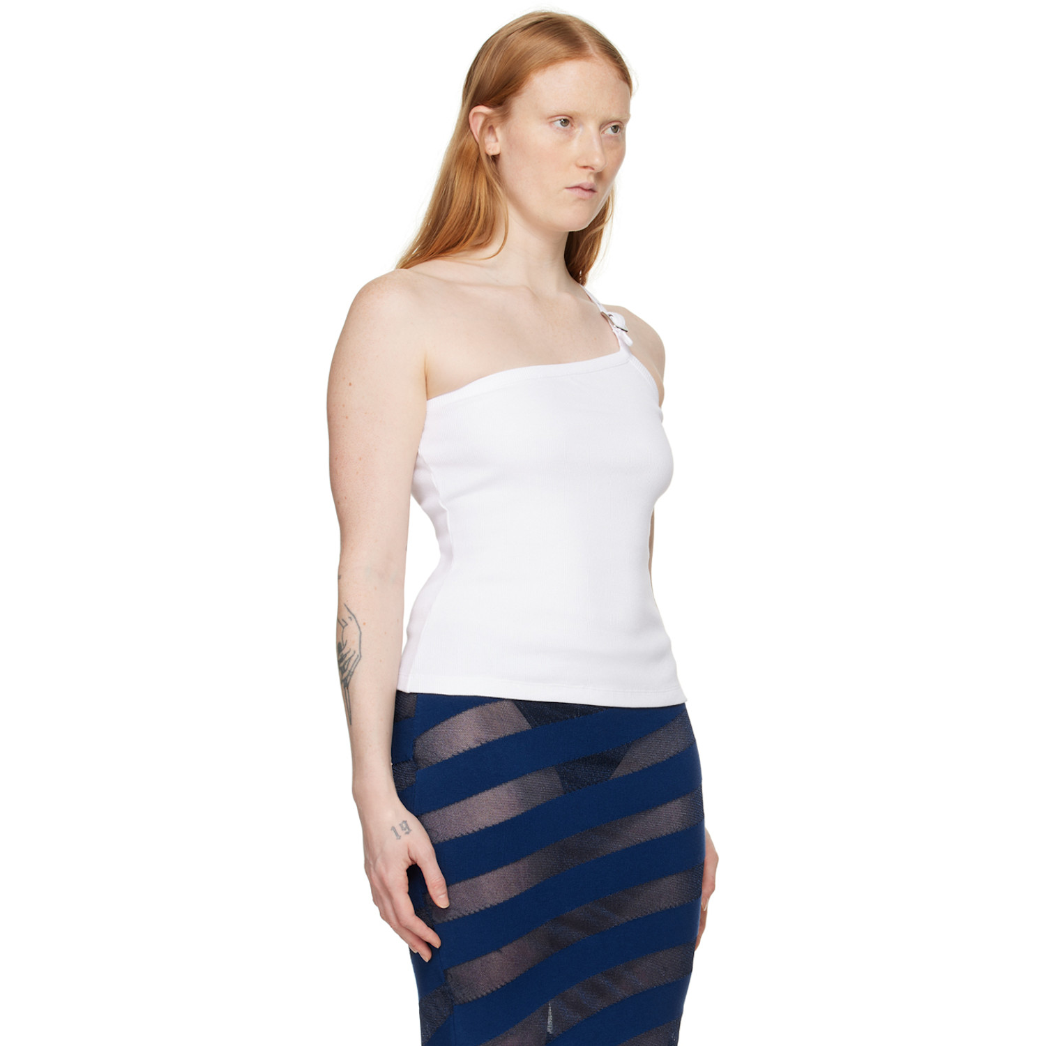  Gimaguas White Nicki Tank Top 