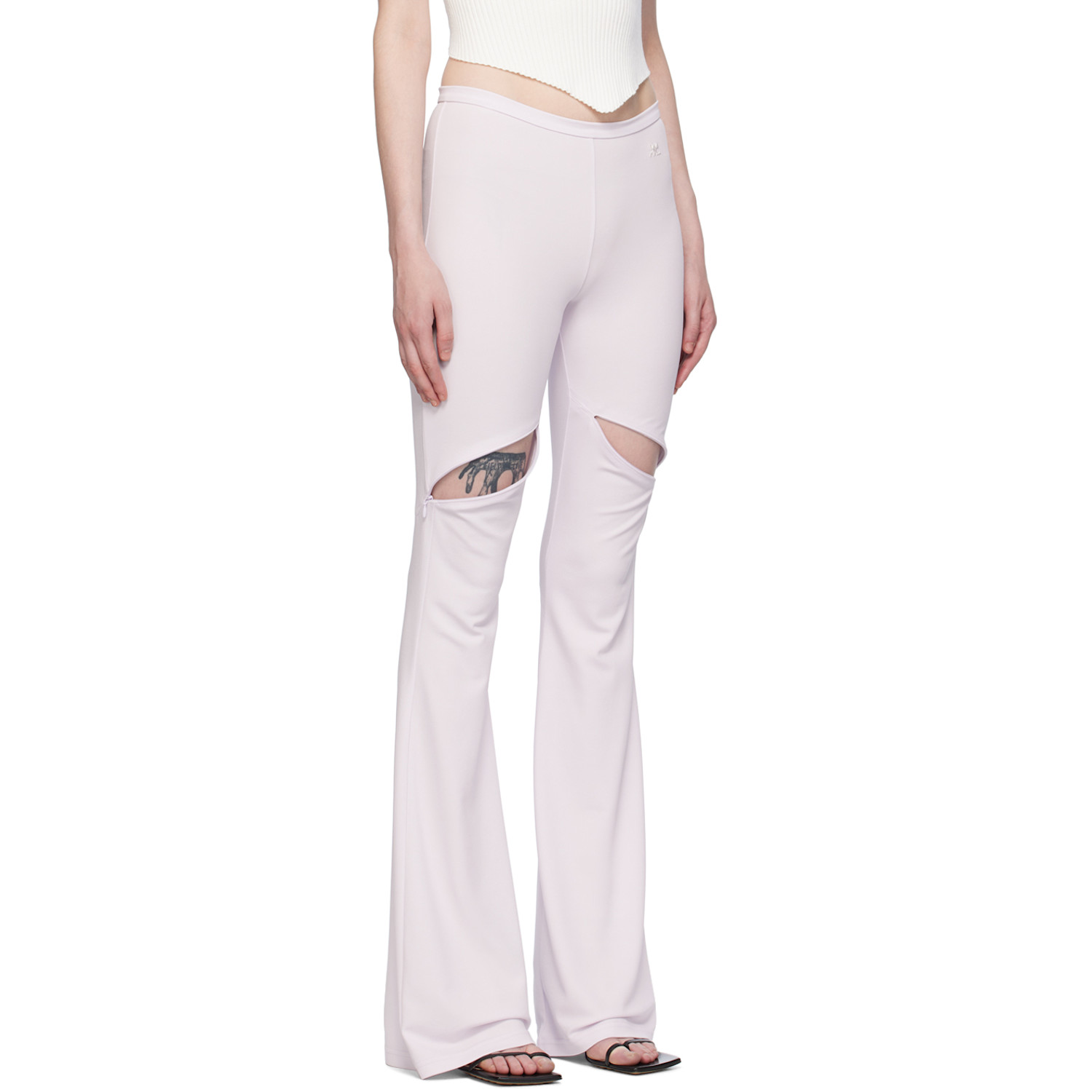  Courrèges Purple Ellipse Trousers 