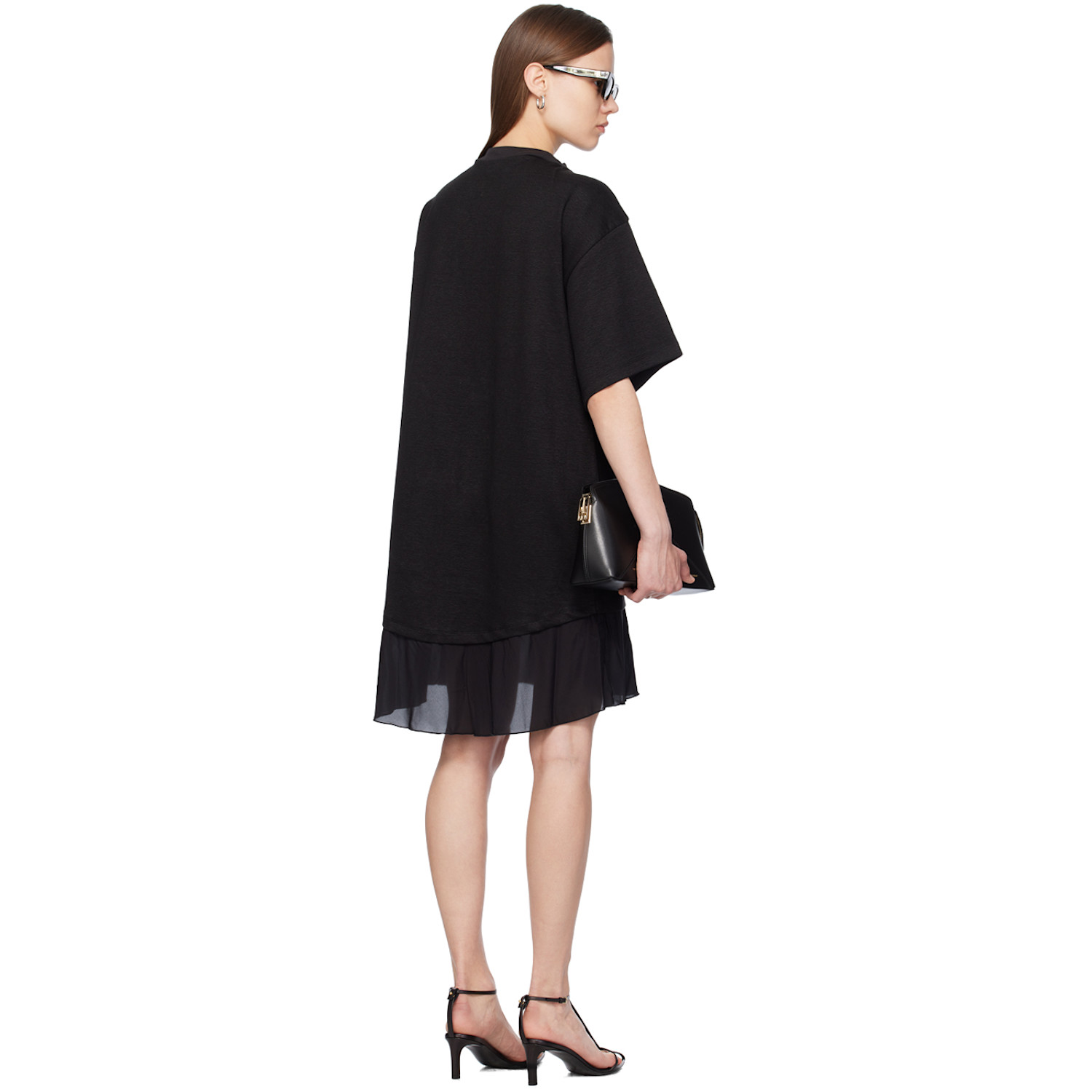  Victoria Beckham Black Cutout Minidress 