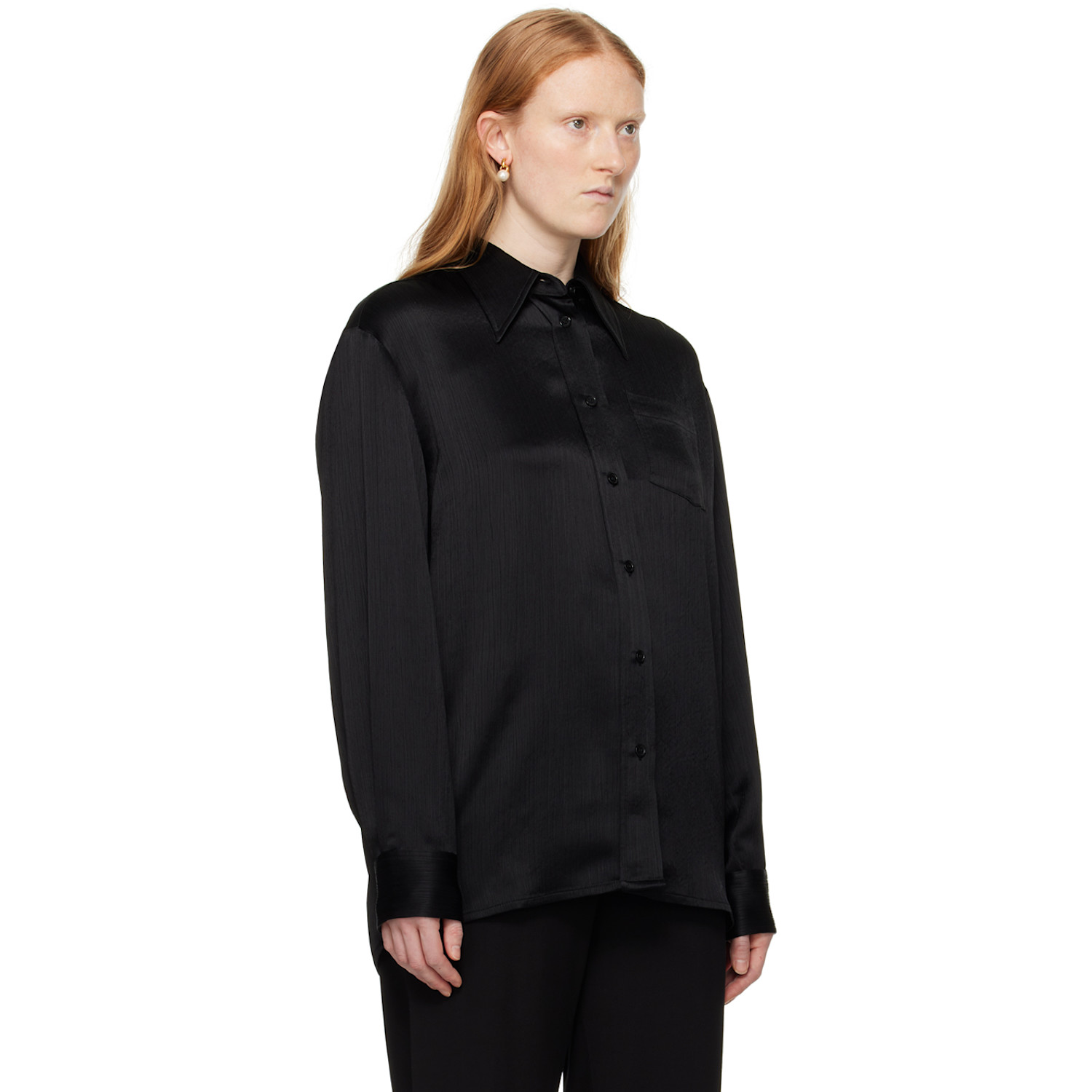  Elleme Black Straight Shirt 