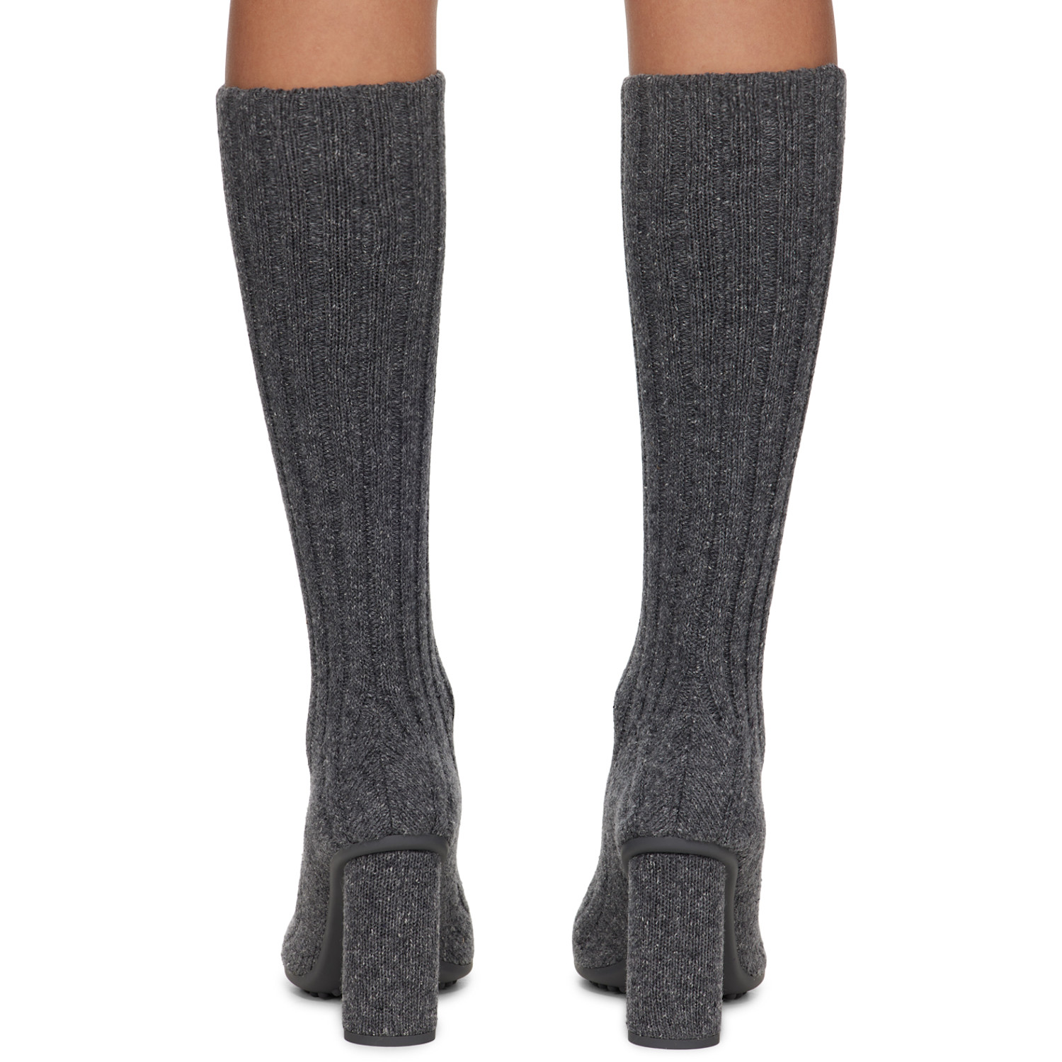  Bottega Veneta Gray Atomic Boots 