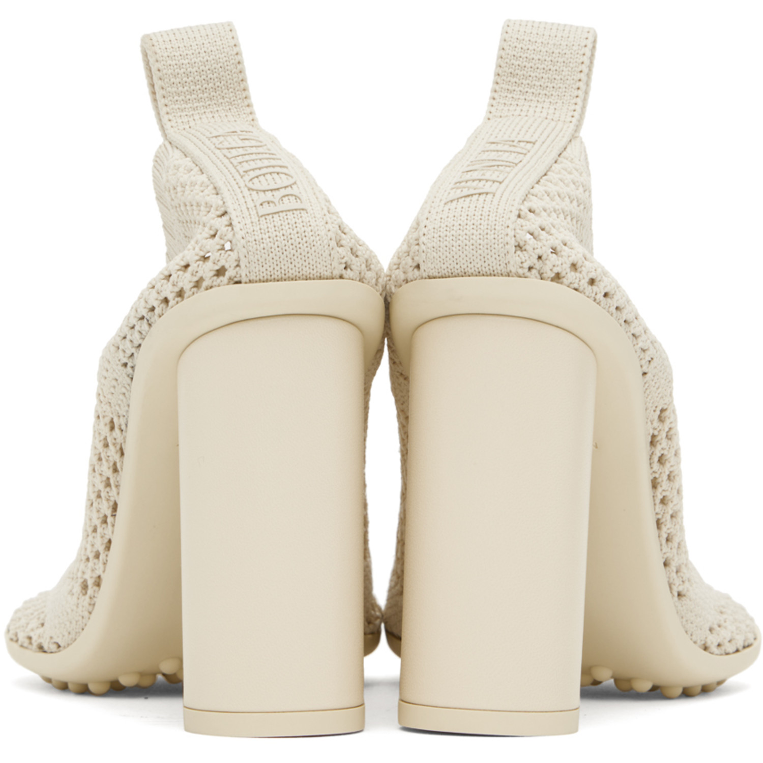  Bottega Veneta Beige Atomic Pump Heels 