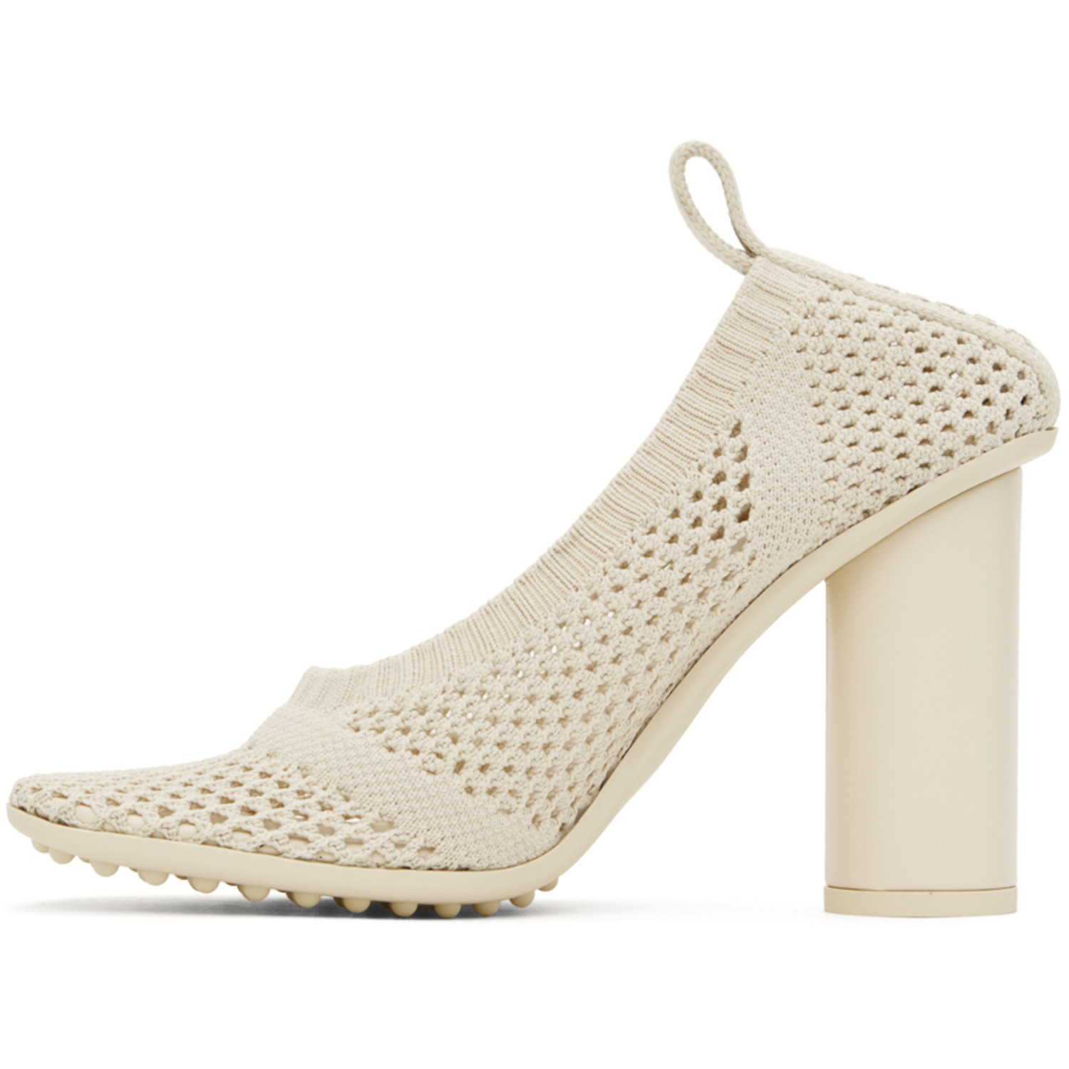  Bottega Veneta Beige Atomic Pump Heels 