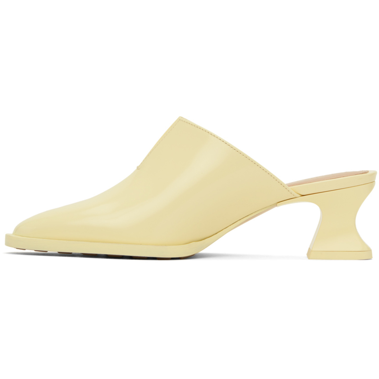  Bottega Veneta Beige Cha-cha Mules 