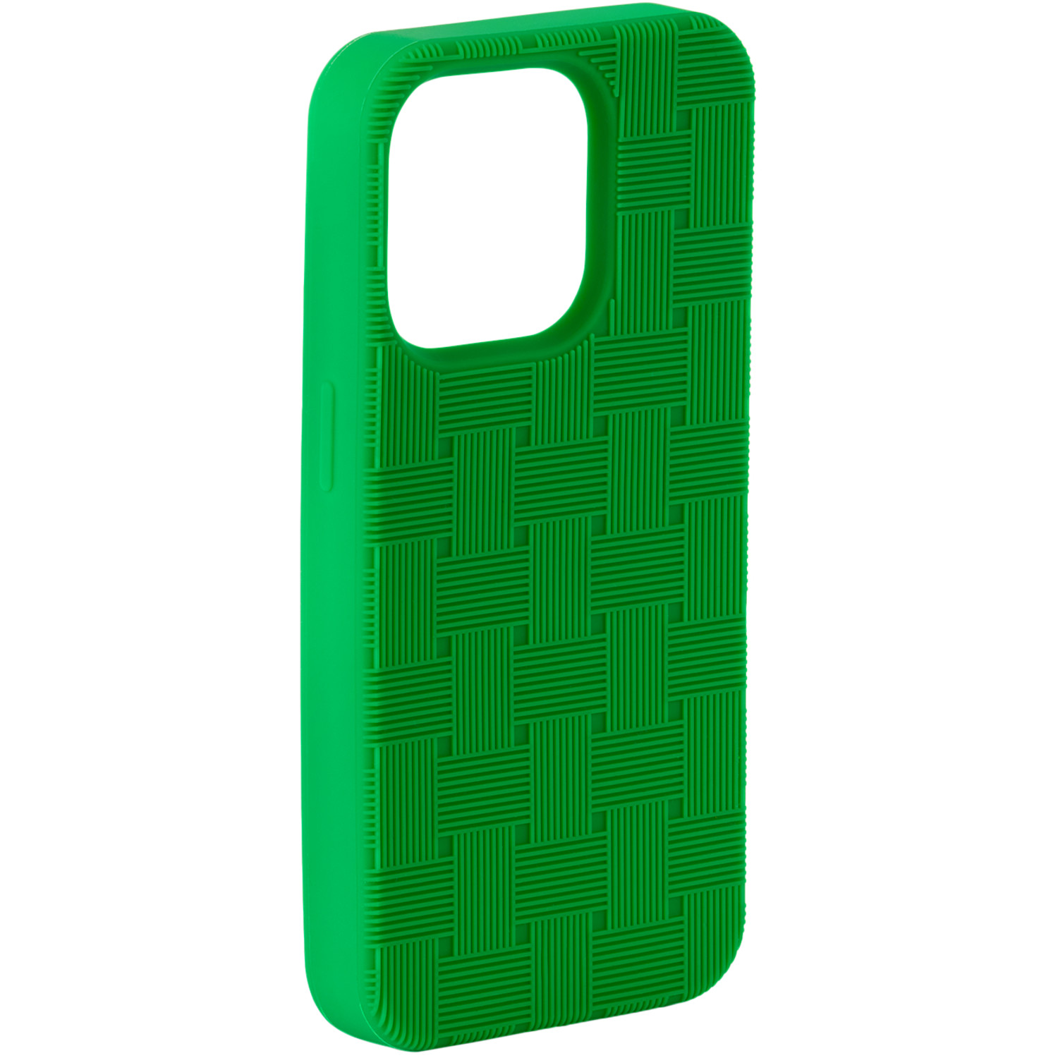  Bottega Veneta Green Intreccio Iphone 15 Pro Case 