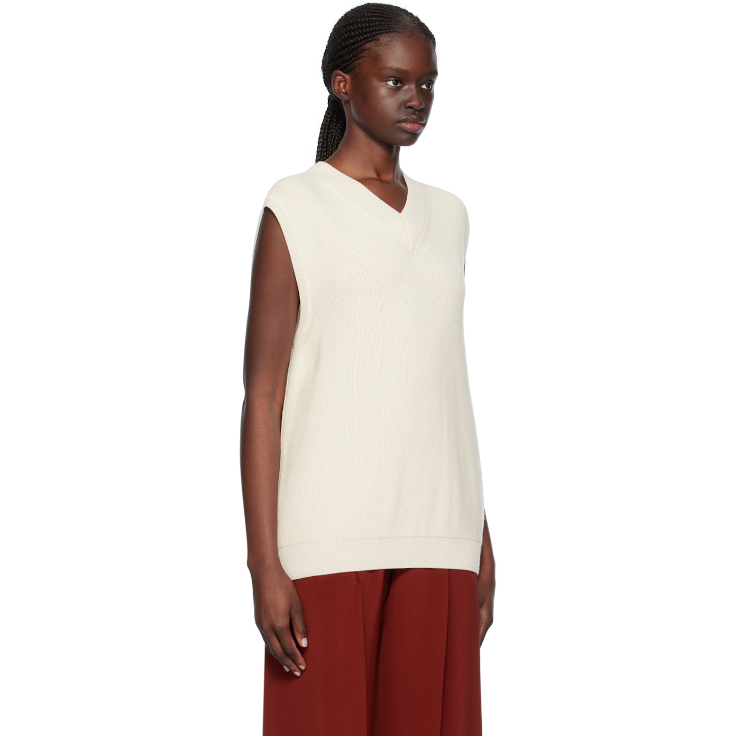  La Collection Off-white Jules Vest 