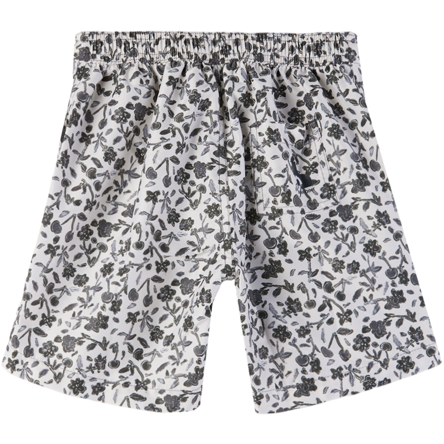  Bonpoint Kids Black & White Ariel Swim Shorts 