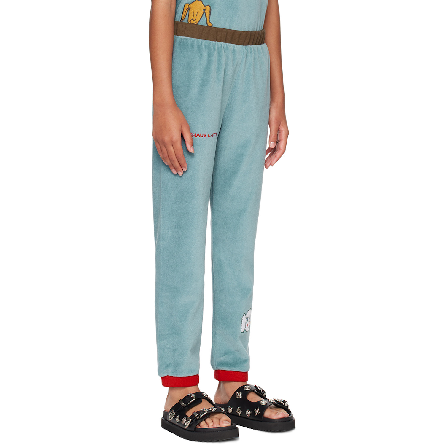  Eckhaus Latta Ssense Exclusive Kids Gray Sweatpants 