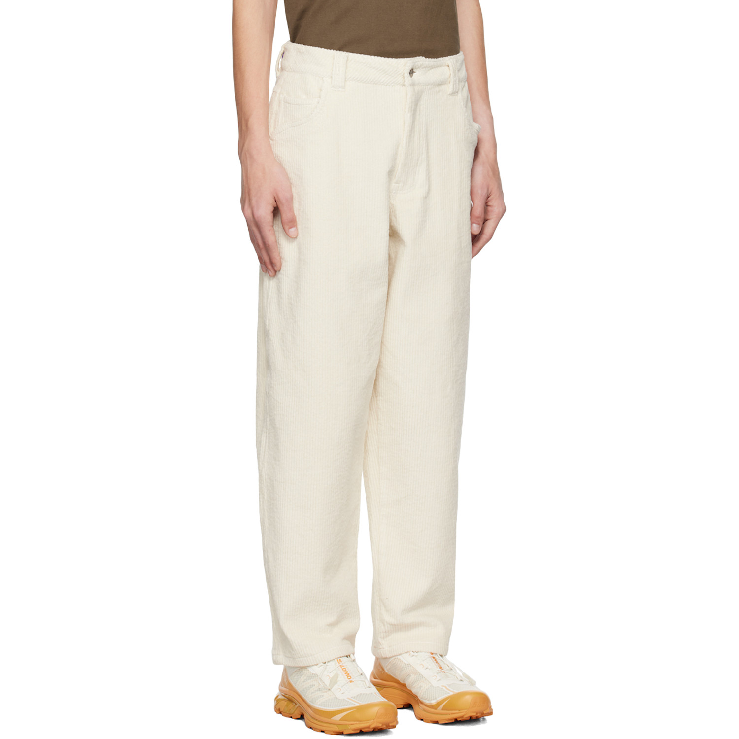  Dime Beige Baggy Trousers 
