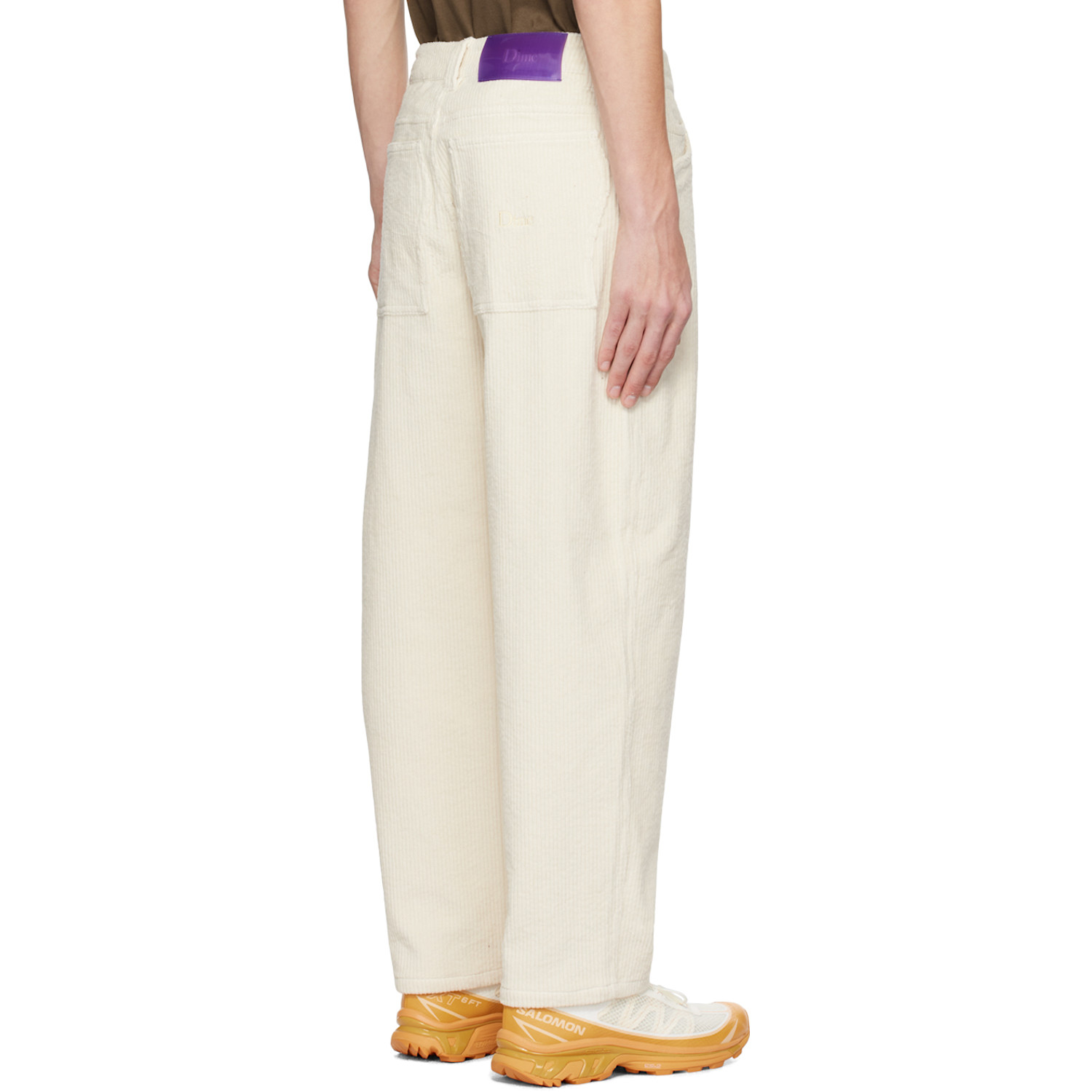  Dime Beige Baggy Trousers 