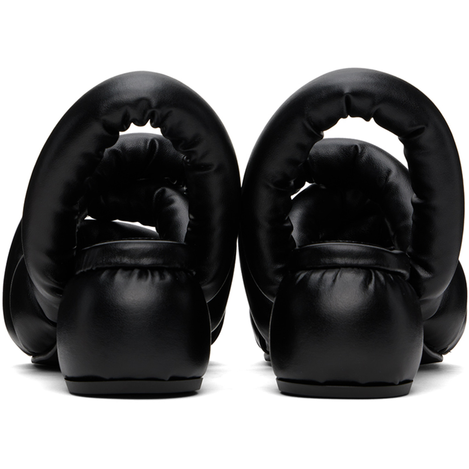  Yume Yume Black Sausage Heeled Sandals 