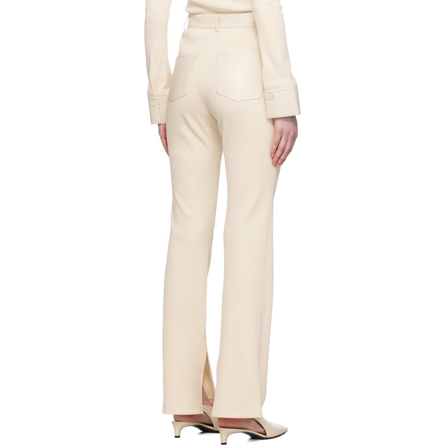  Nanushka Off-white Mykas Trousers 