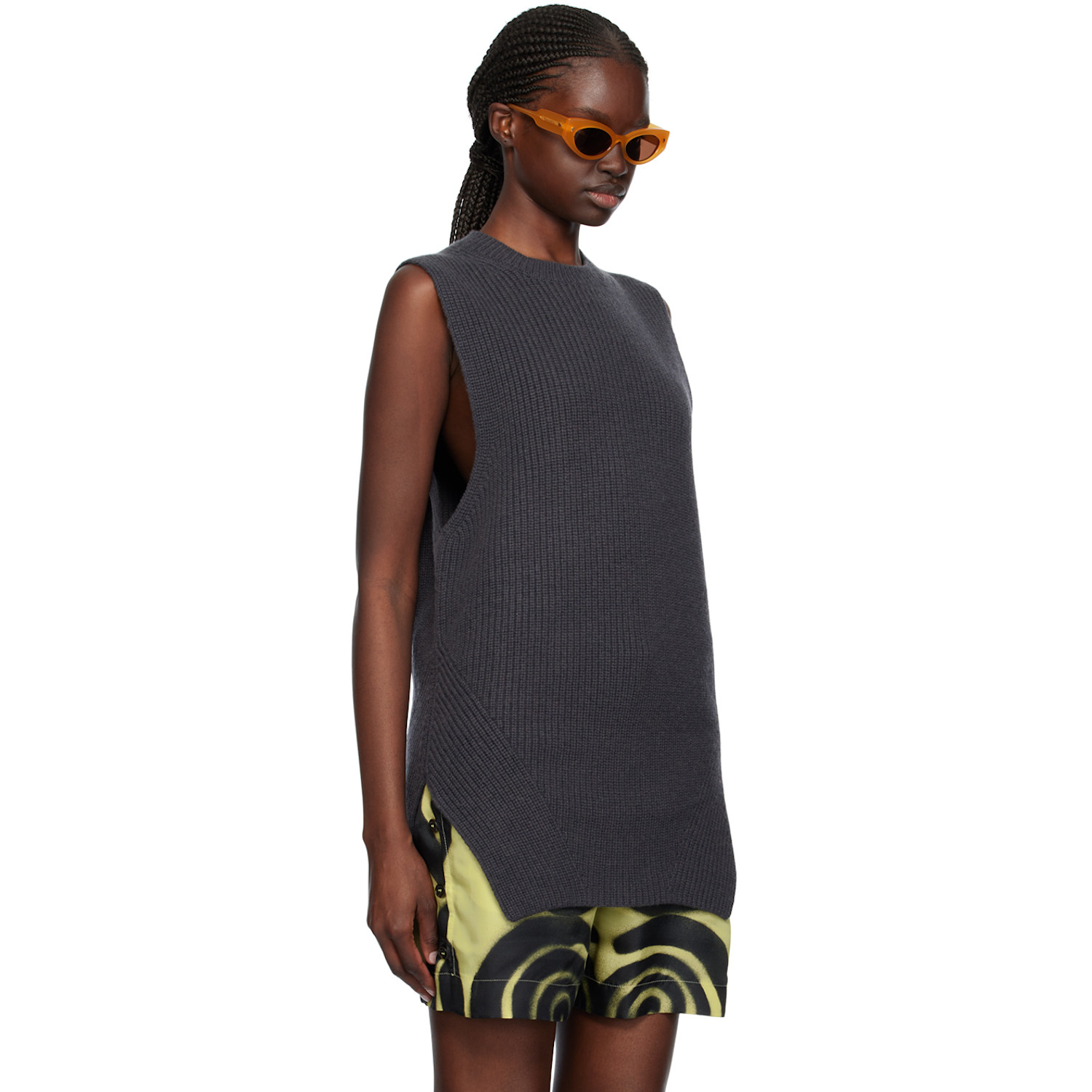  Nanushka Gray Leela Vest 
