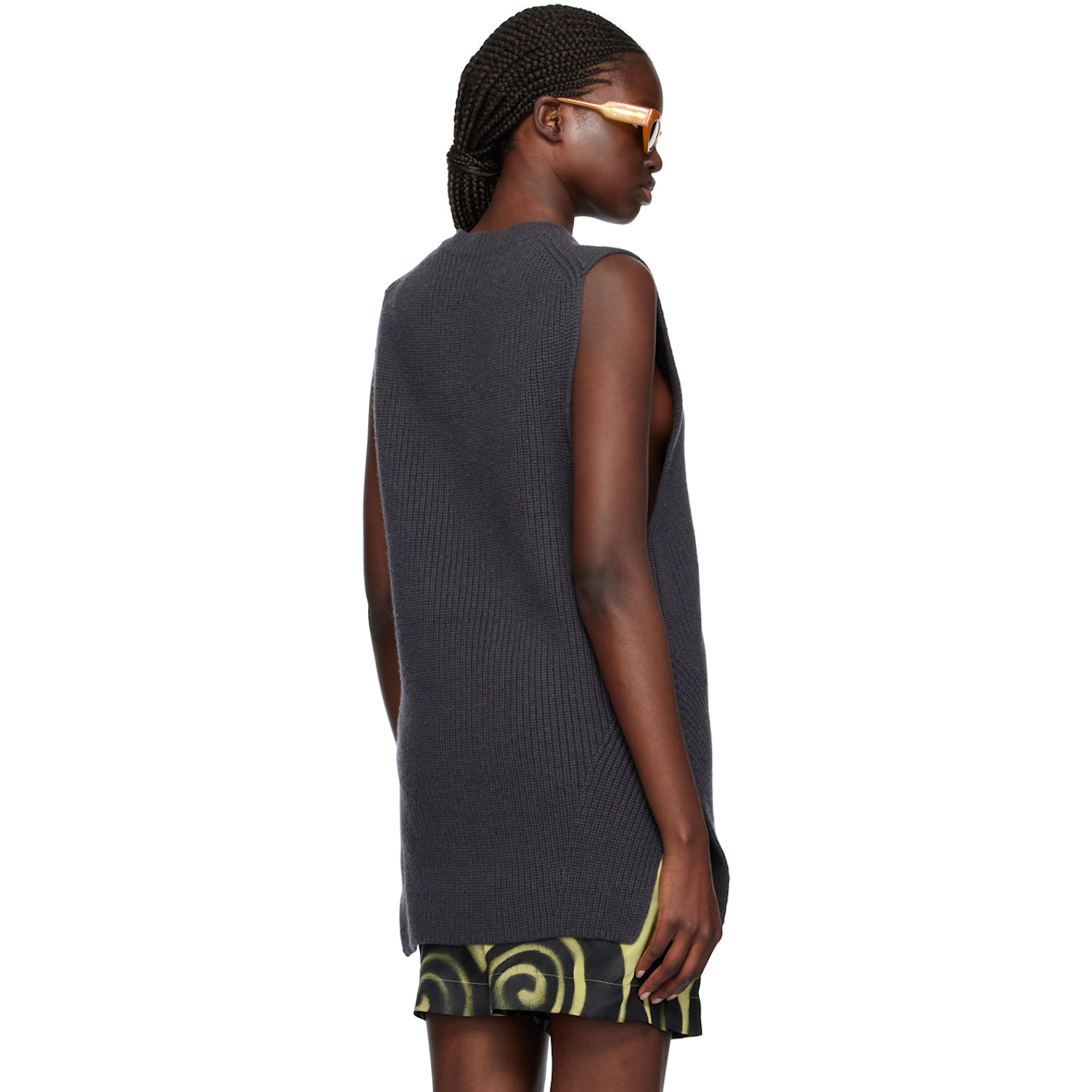  Nanushka Gray Leela Vest 