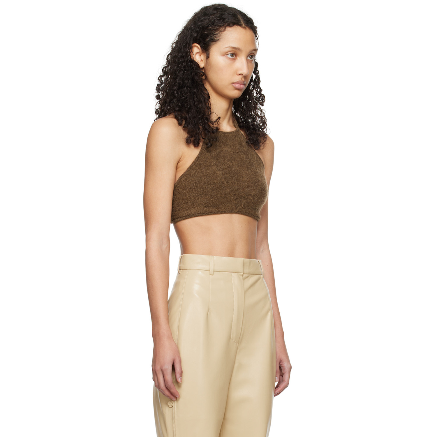  Nanushka Brown Sarda Camisole 