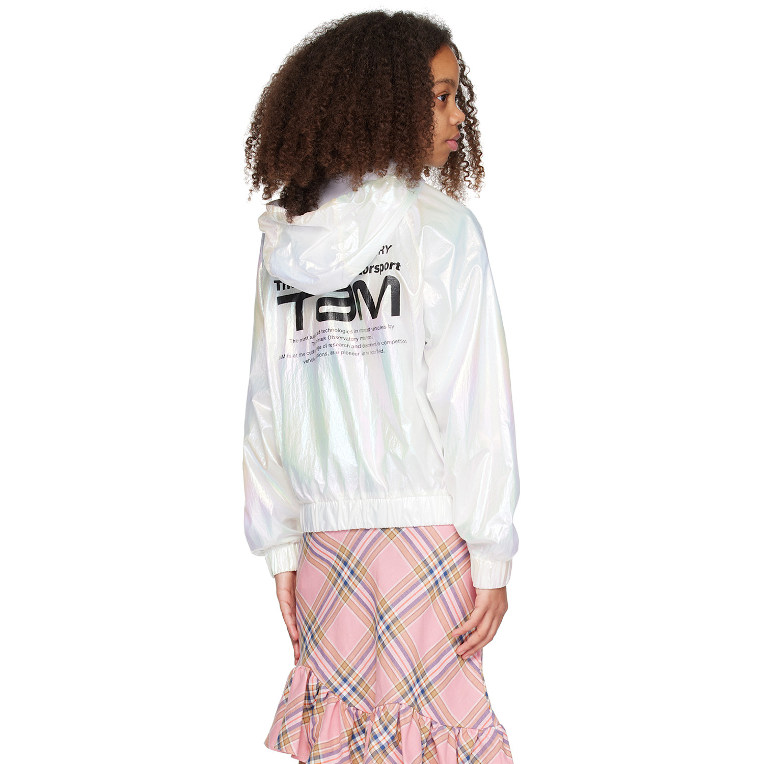  The Animals Observatory Kids White Fox Track Jacket 