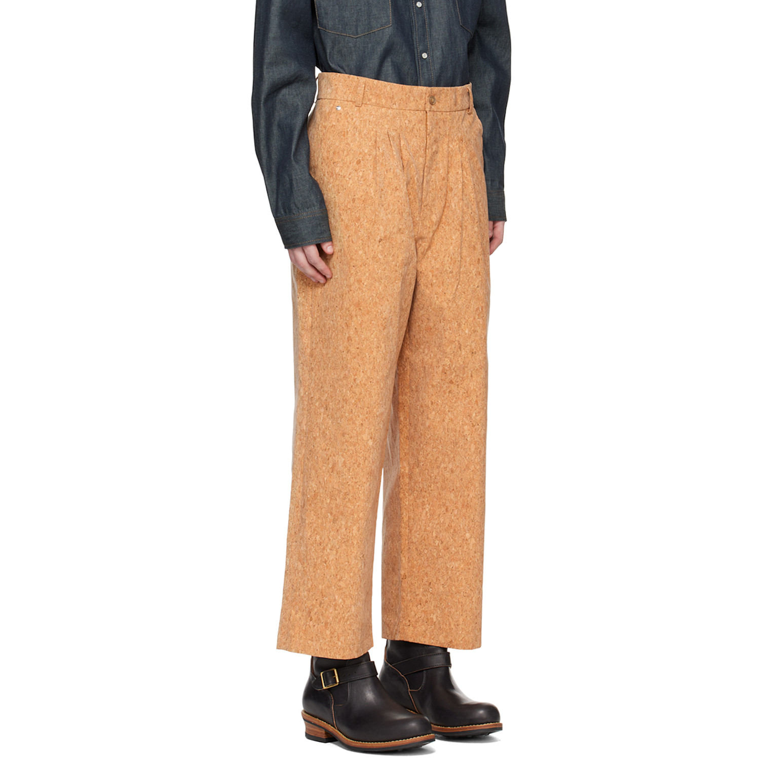  Bless Beige Wide-leg Trousers 