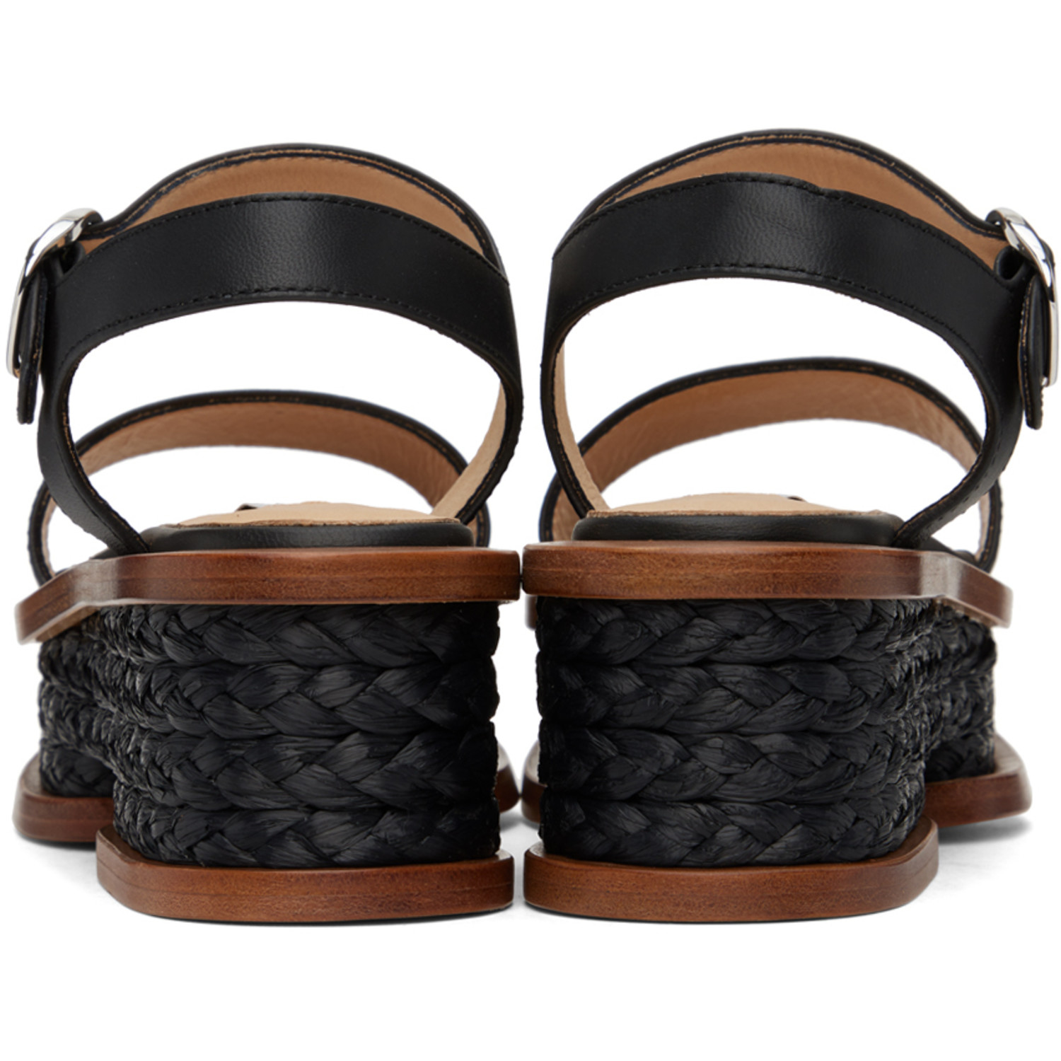  Gabriela Hearst Black Michael Sandals 