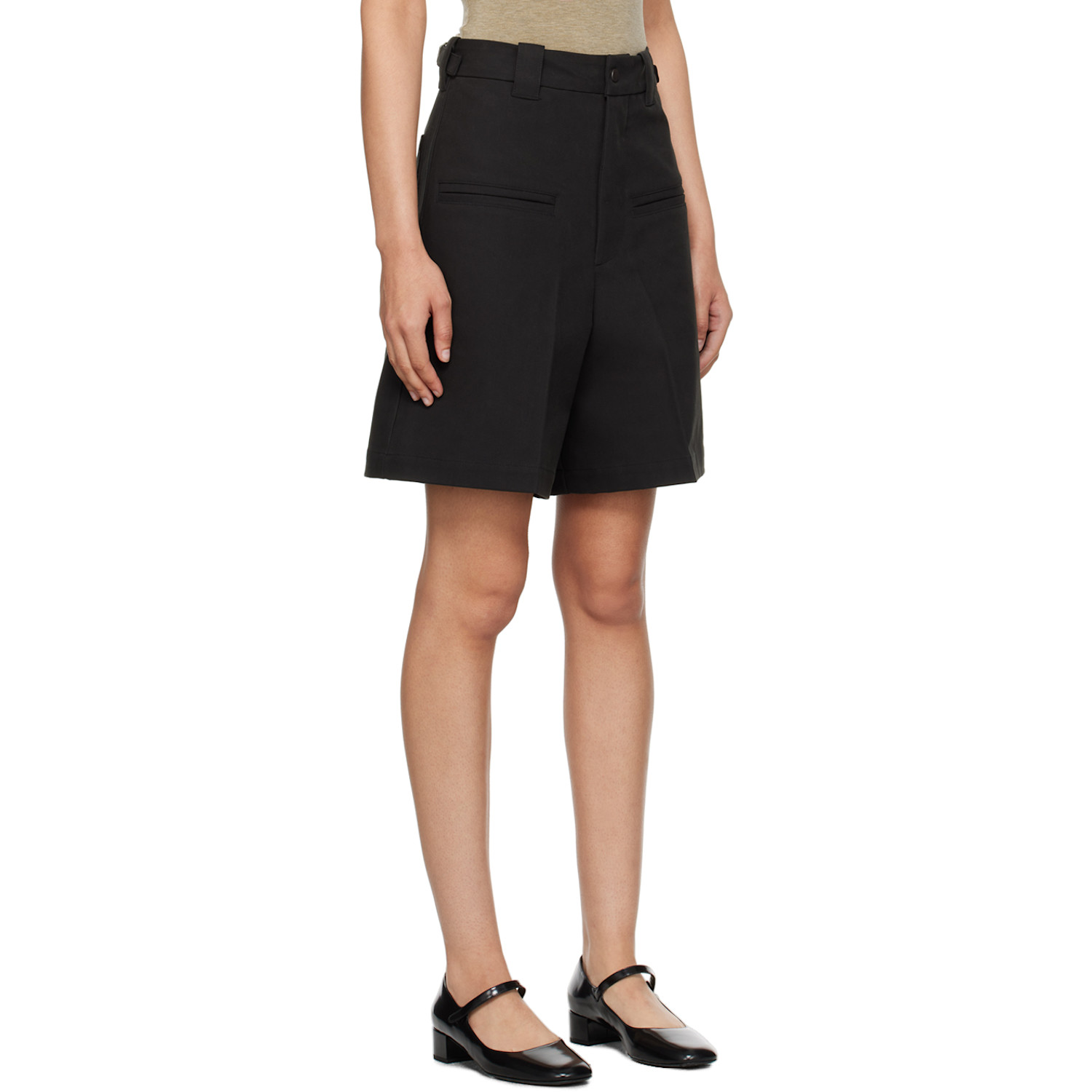  Fax Copy Express Black Casual Shorts 