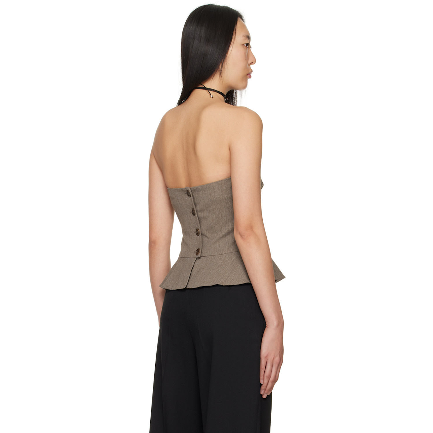  Beaufille Brown Francis Tank Top 