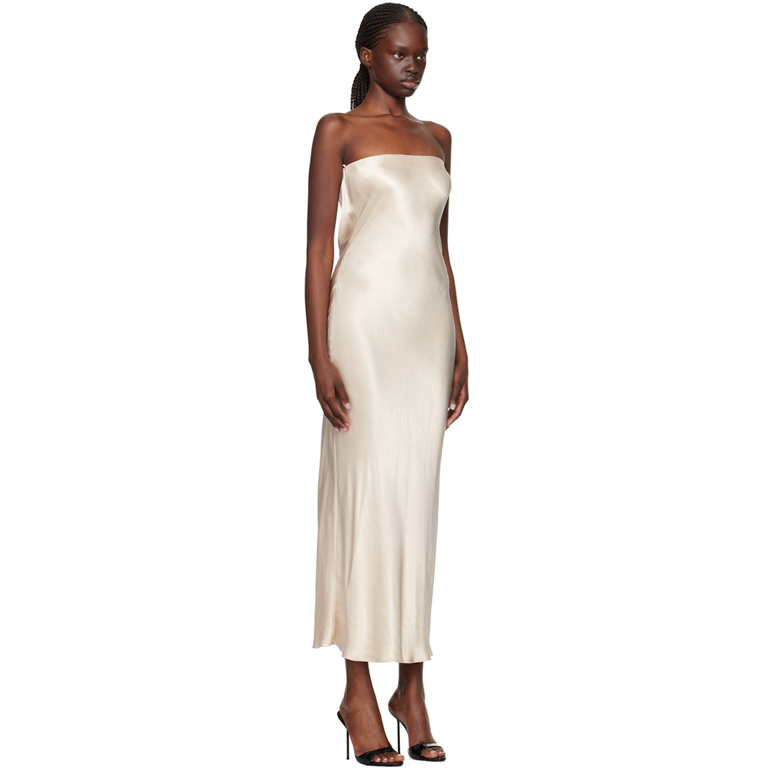 Bec + Bridge Beige Moon Dance Maxi Dress 