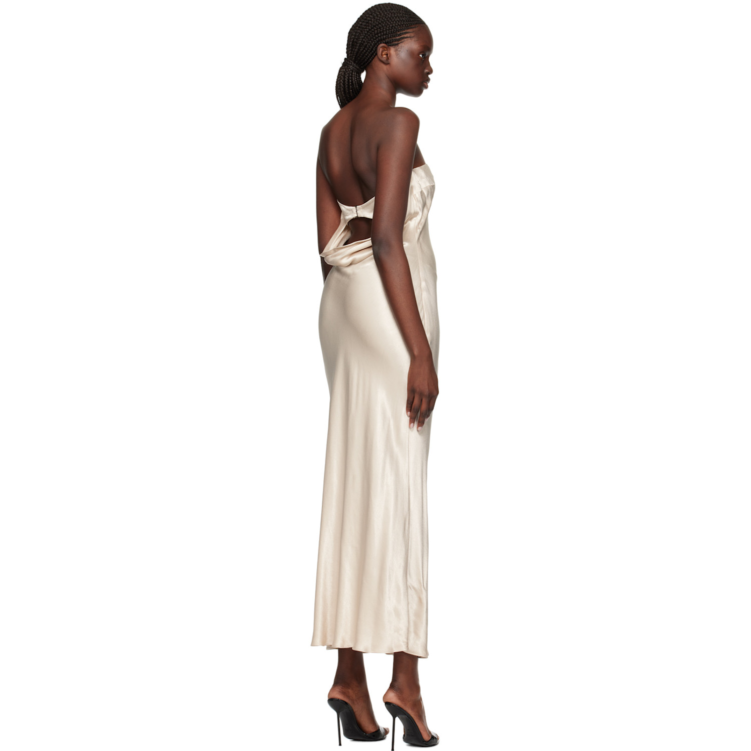 Bec + Bridge Beige Moon Dance Maxi Dress 