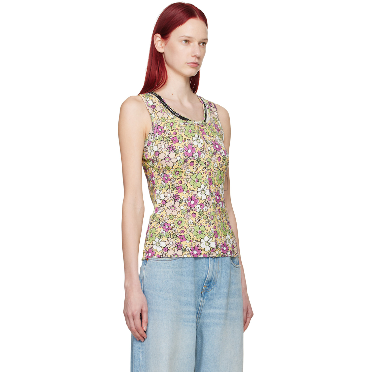  Martine Rose Multicolor Floral Tank Top 