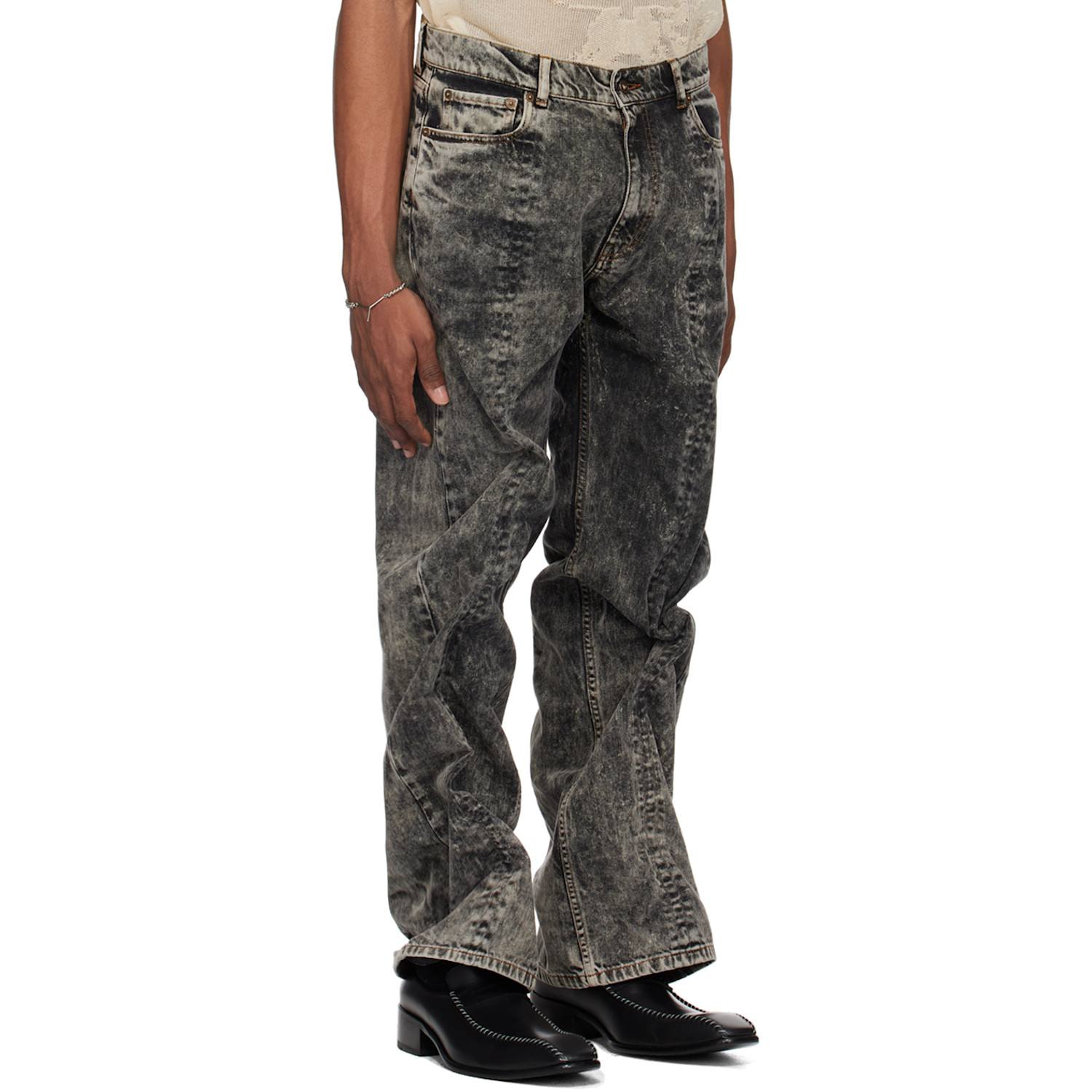 Y/project Ssense Exclusive Black Jeans 