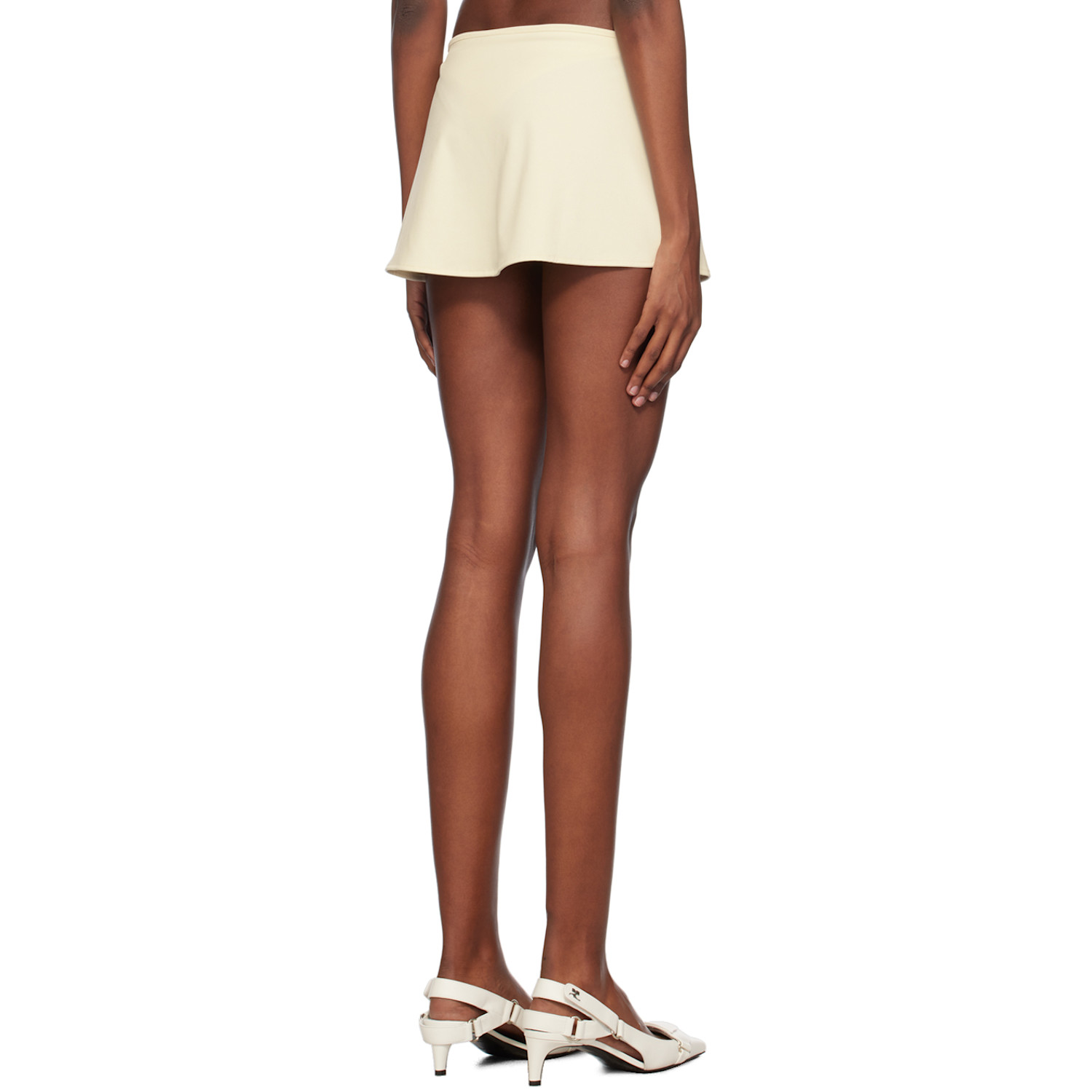  Guizio Off-white Micro Miniskirt 