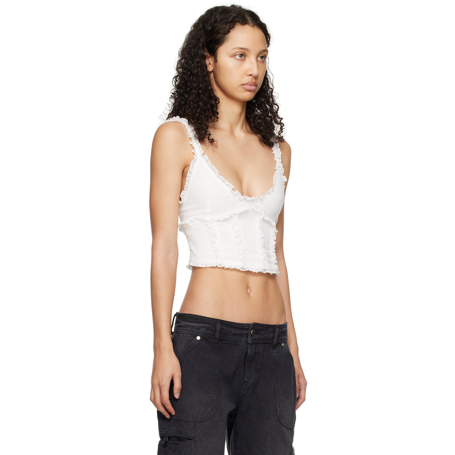  Guizio Off-white Soler Tank Top 