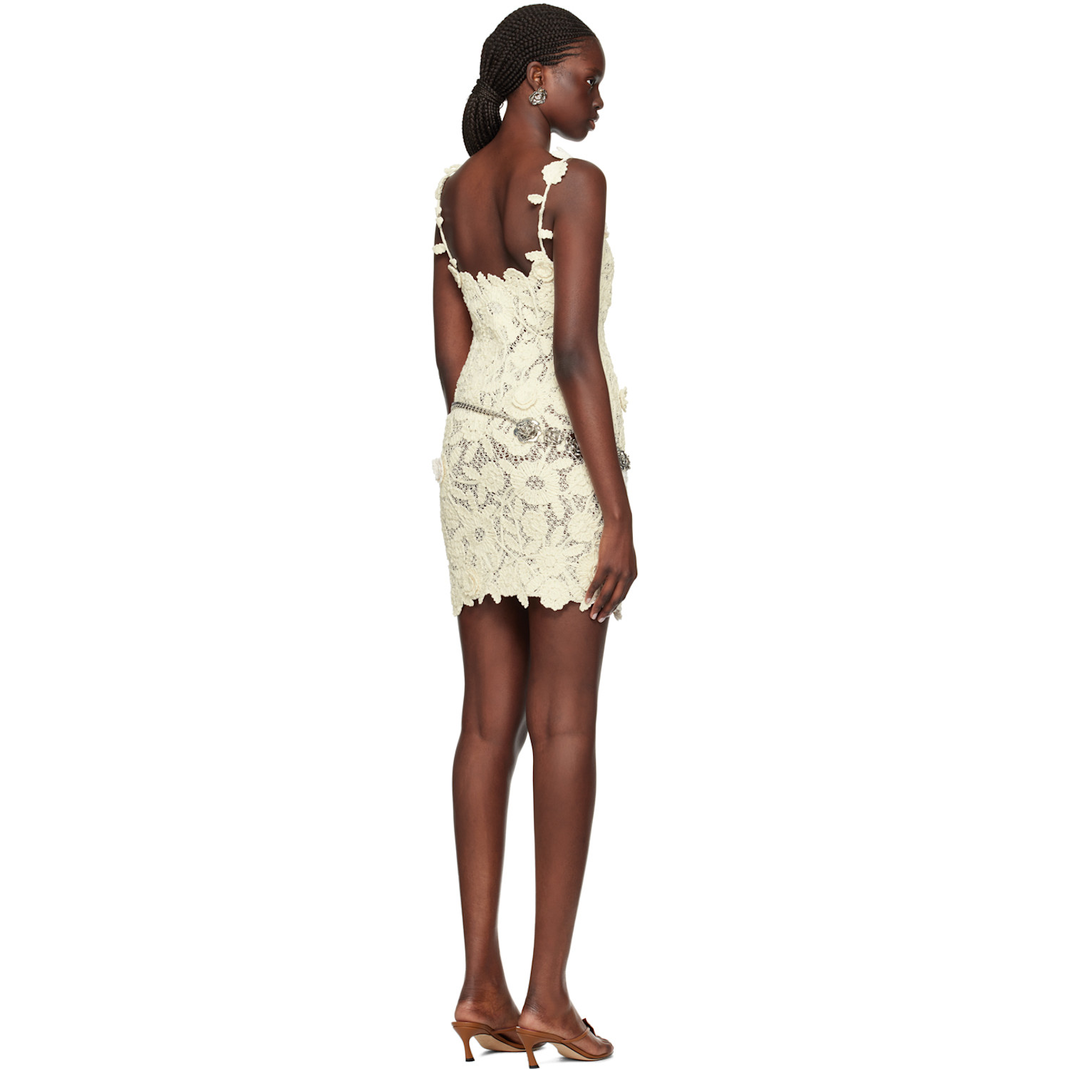 Blumarine Off-white Floral Minidress 