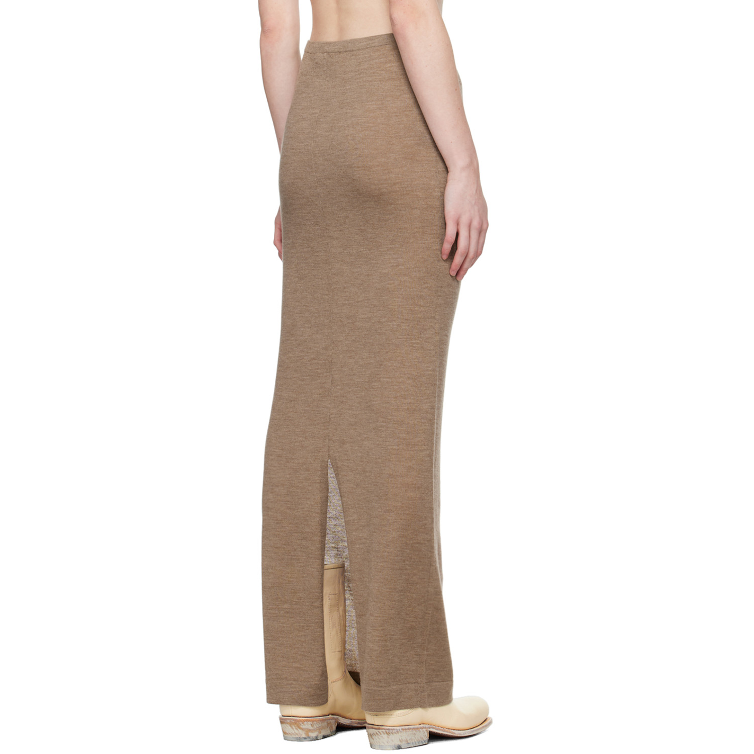  éterne Taupe Emma Maxi Skirt 