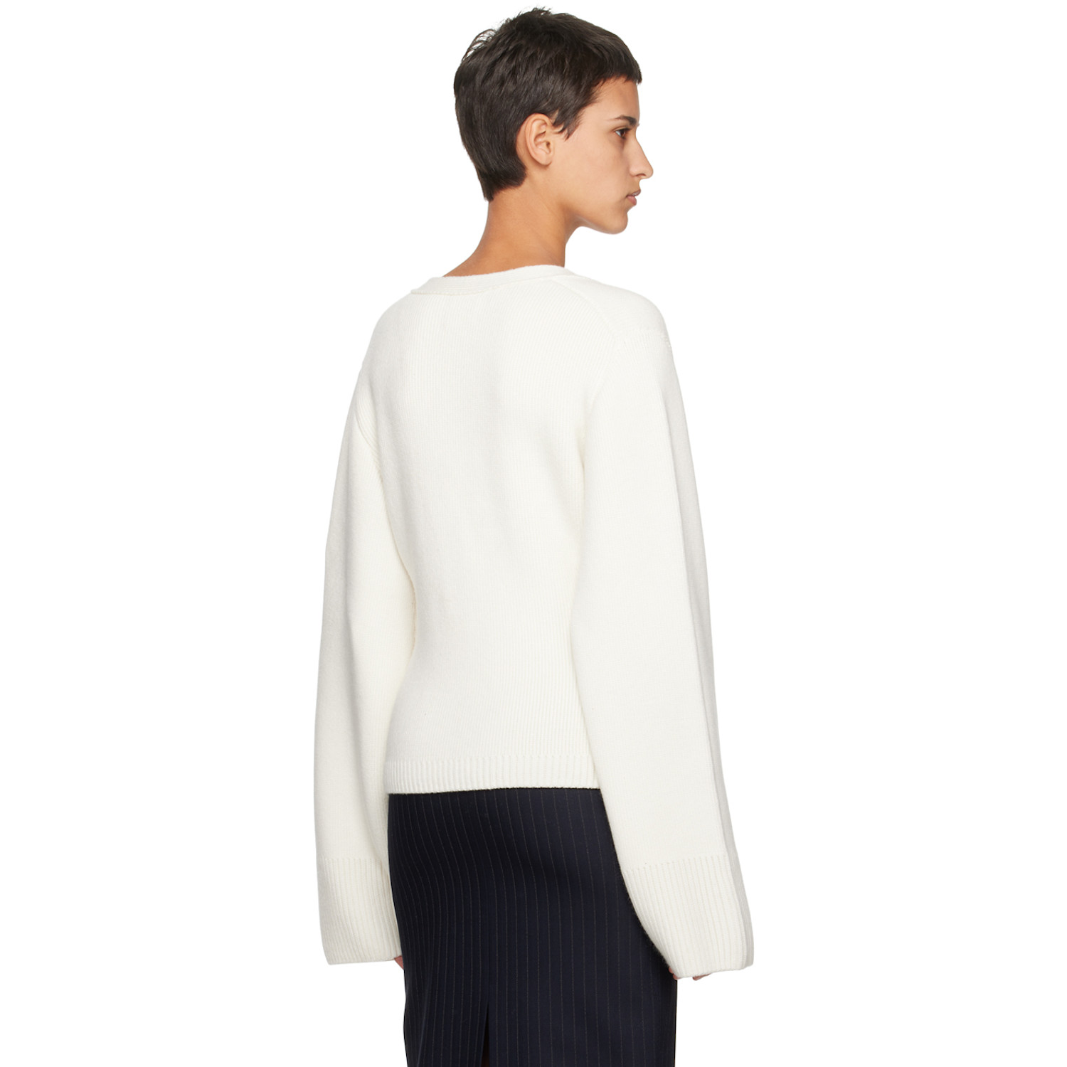  Khaite Off-white 'the Scarlet' Cardigan 