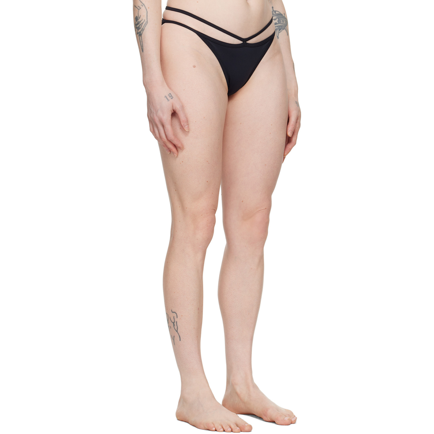  Baserange Black Nida Bikini Bottom 