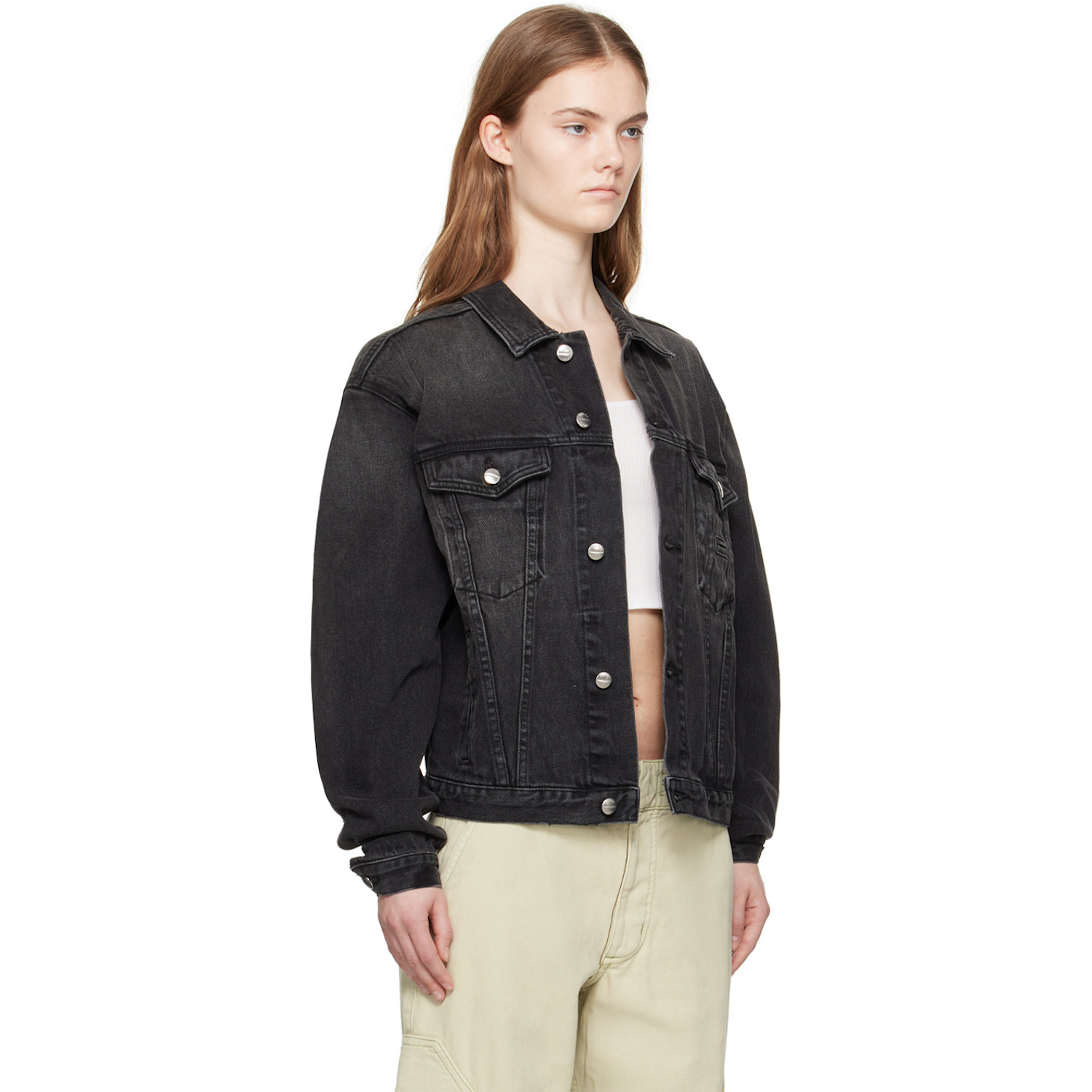  Rhude Ssense Exclusive Black Denim Jacket 