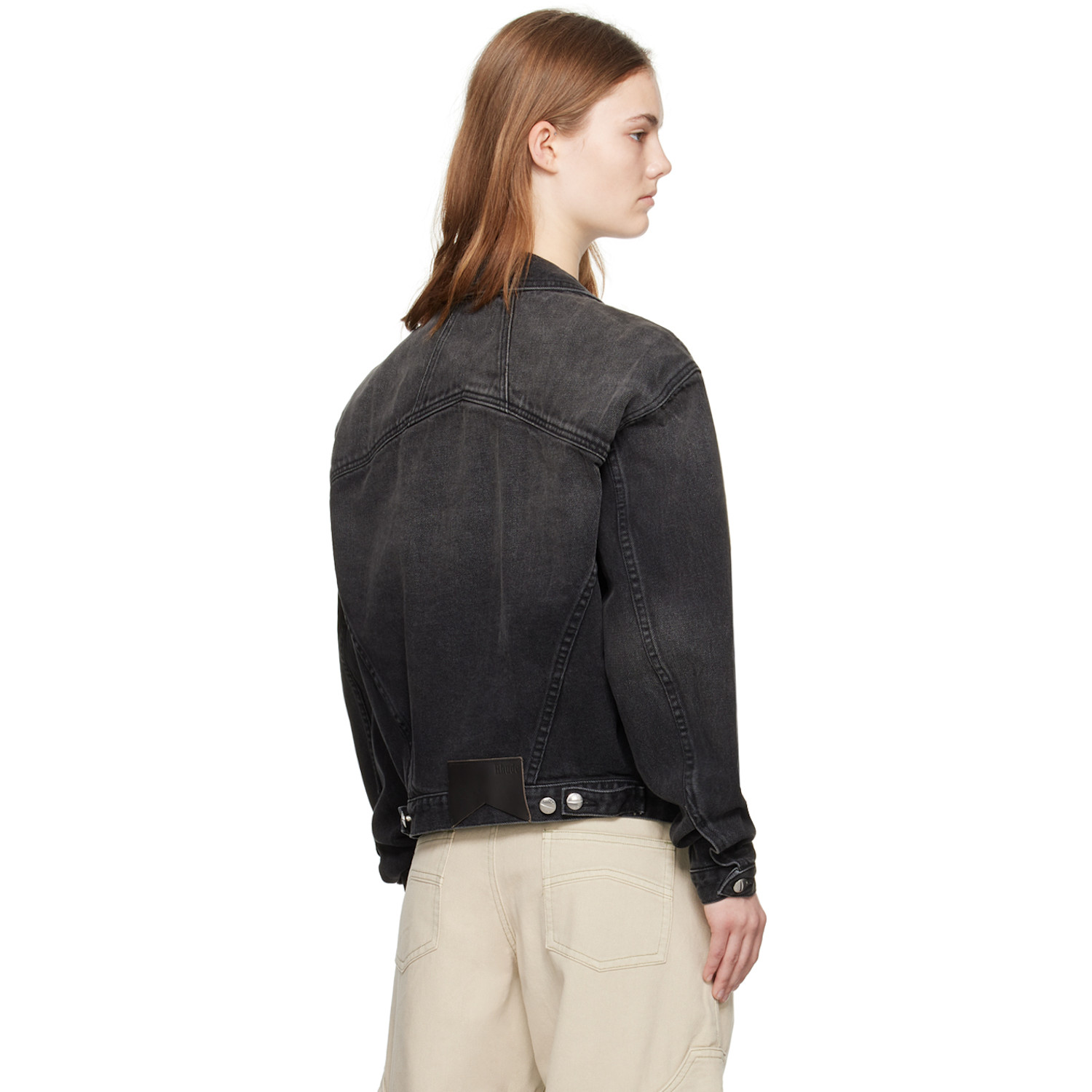  Rhude Ssense Exclusive Black Denim Jacket 