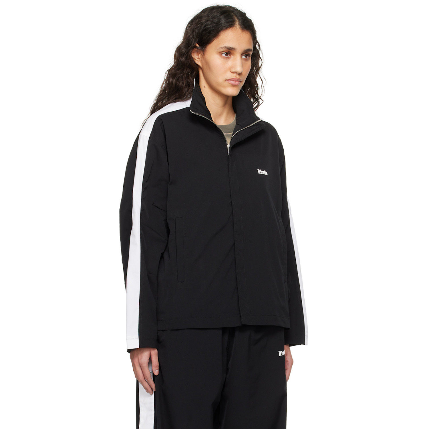  Rhude Ssense Exclusive Black Amarino Track Jacket 