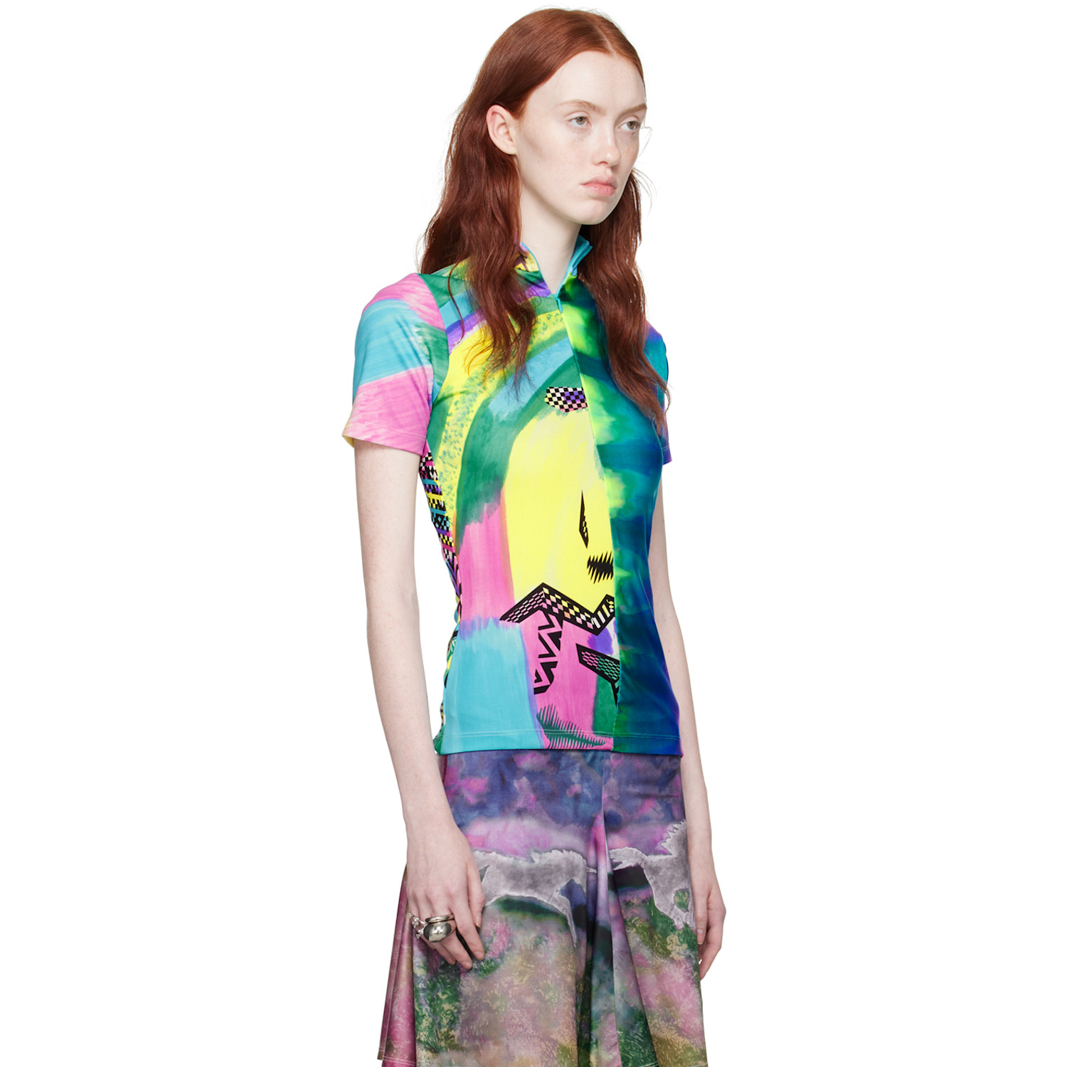 Conner Ives Multicolor Printed T-shirt 