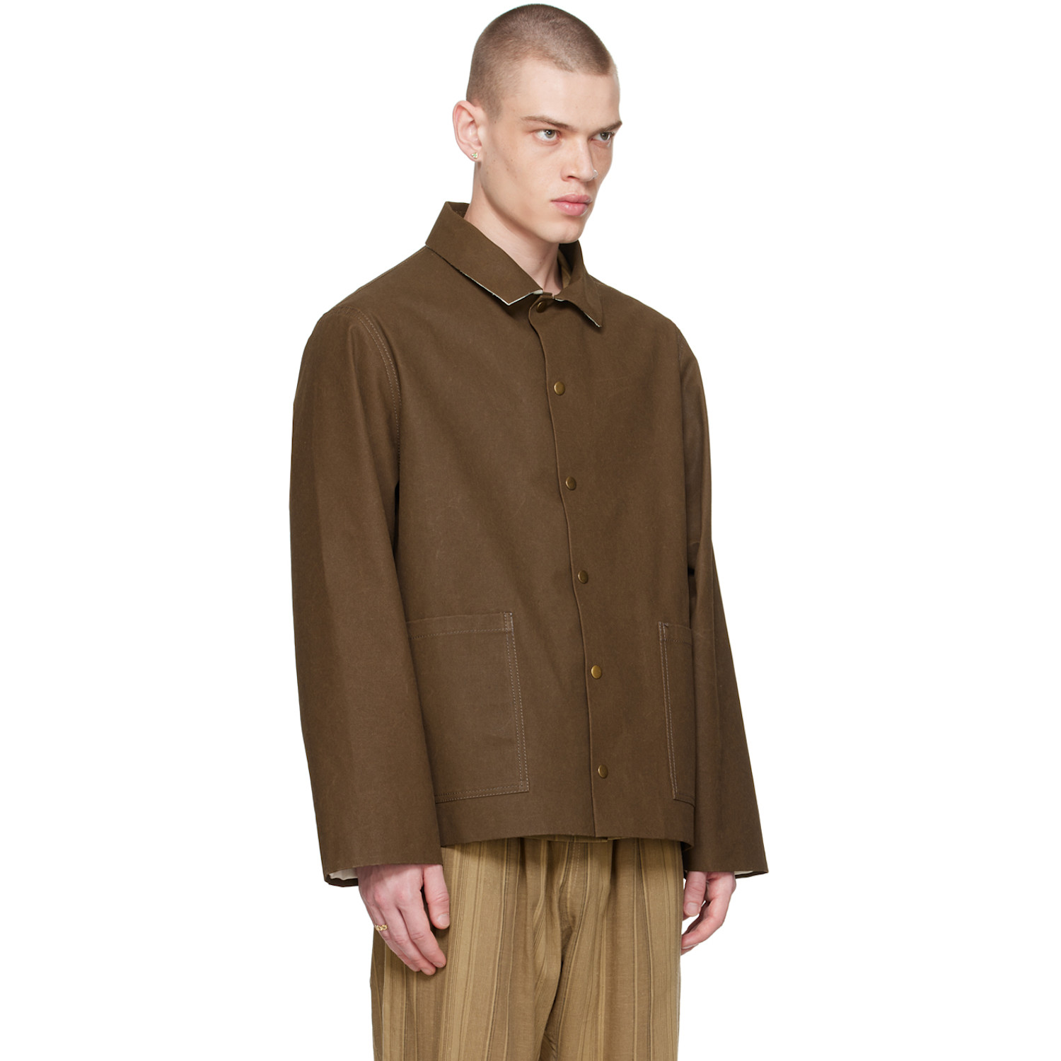  Xenia Telunts Brown Olive Jacket 