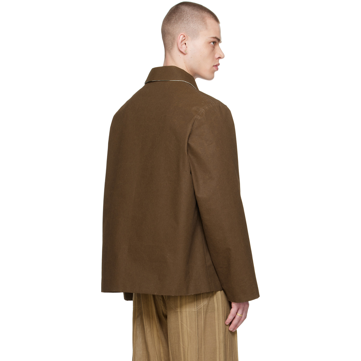  Xenia Telunts Brown Olive Jacket 