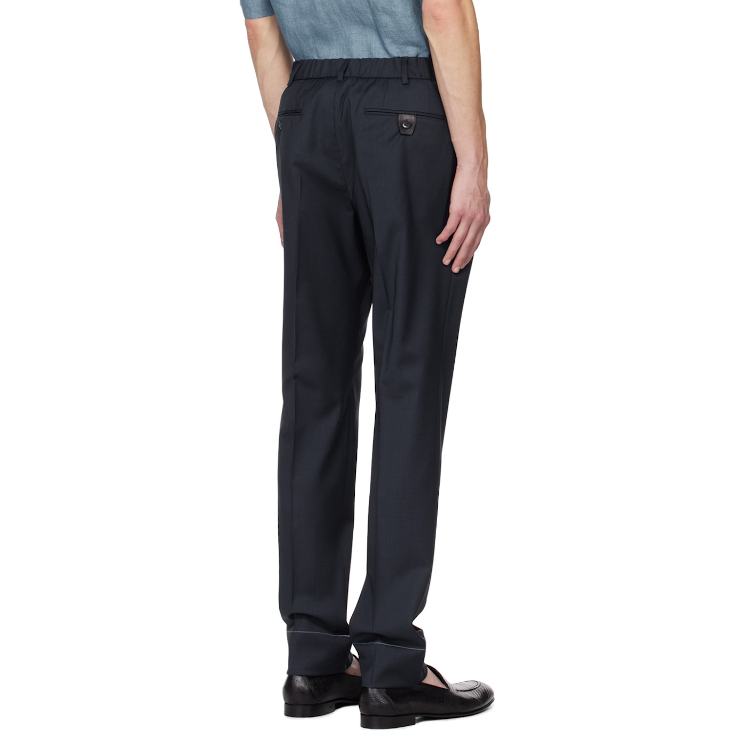  Brioni Navy Shebha Trousers 