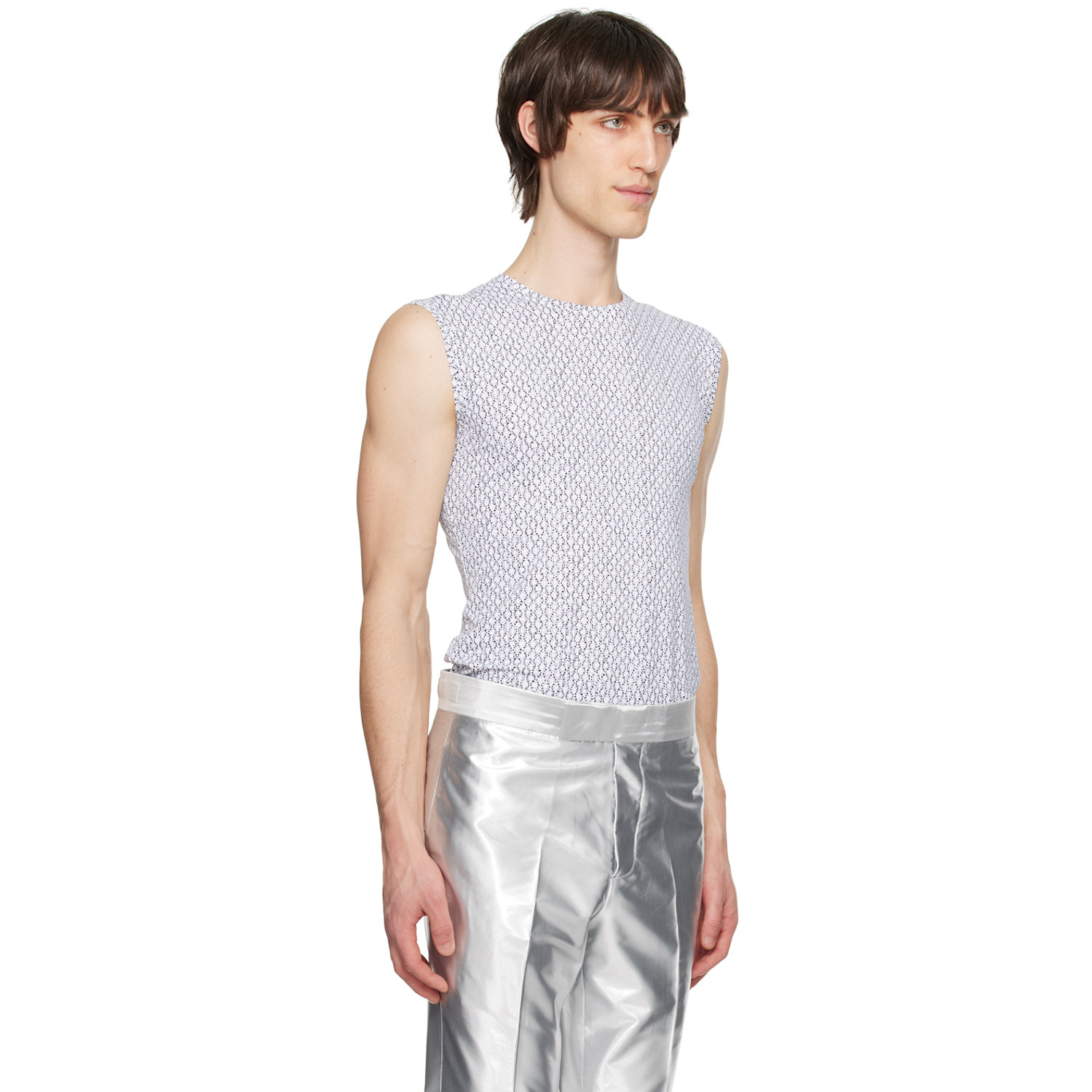  Sapio White & Black Nº 26 Tank Top 
