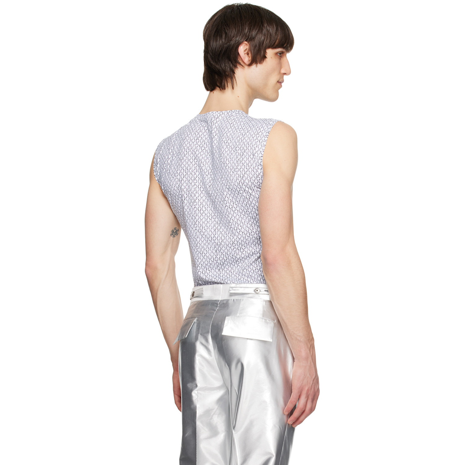  Sapio White & Black Nº 26 Tank Top 